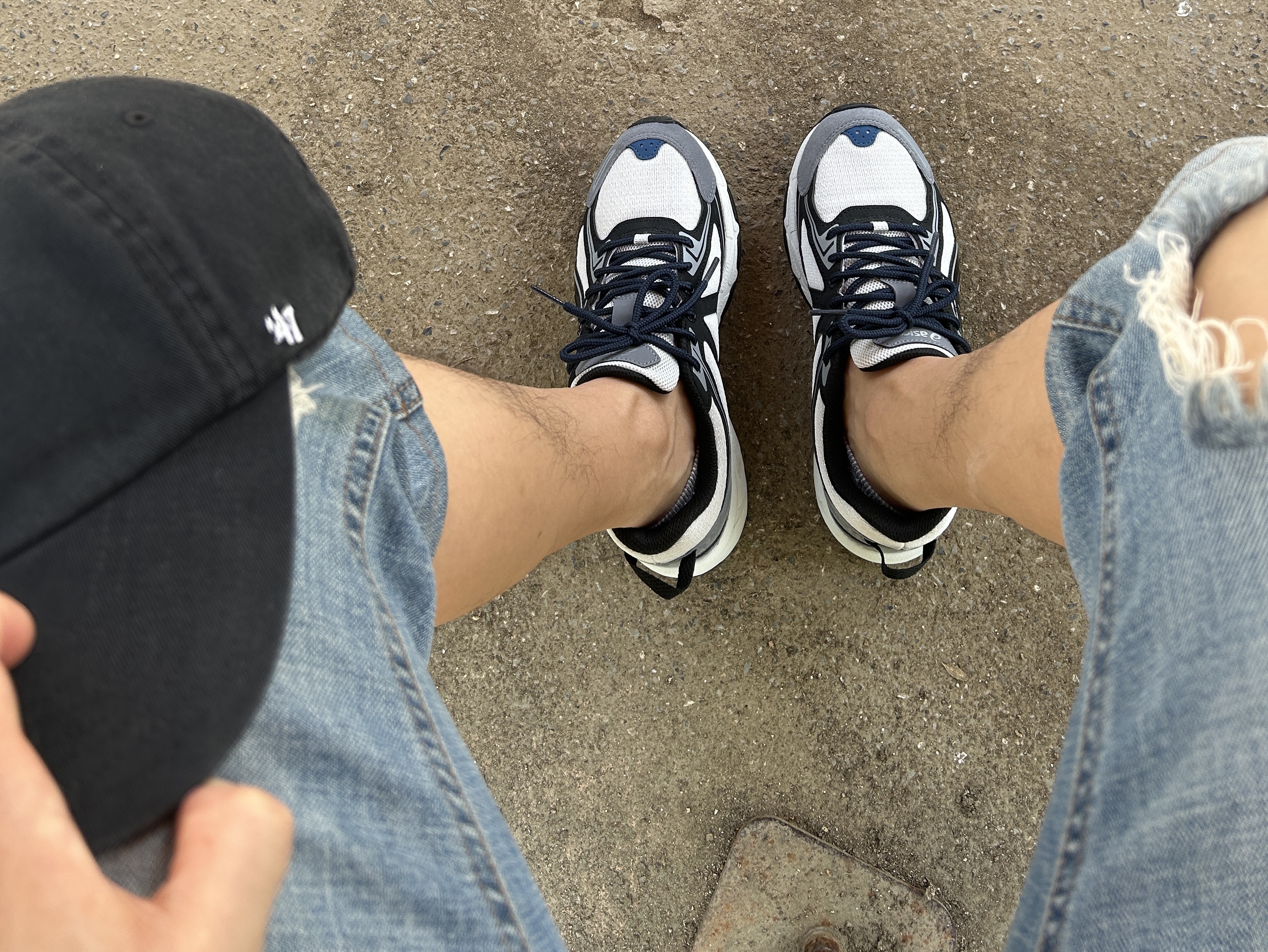 Asics Gel-Venture 6 SPS Glacier Grey 착용 스타일 - 2