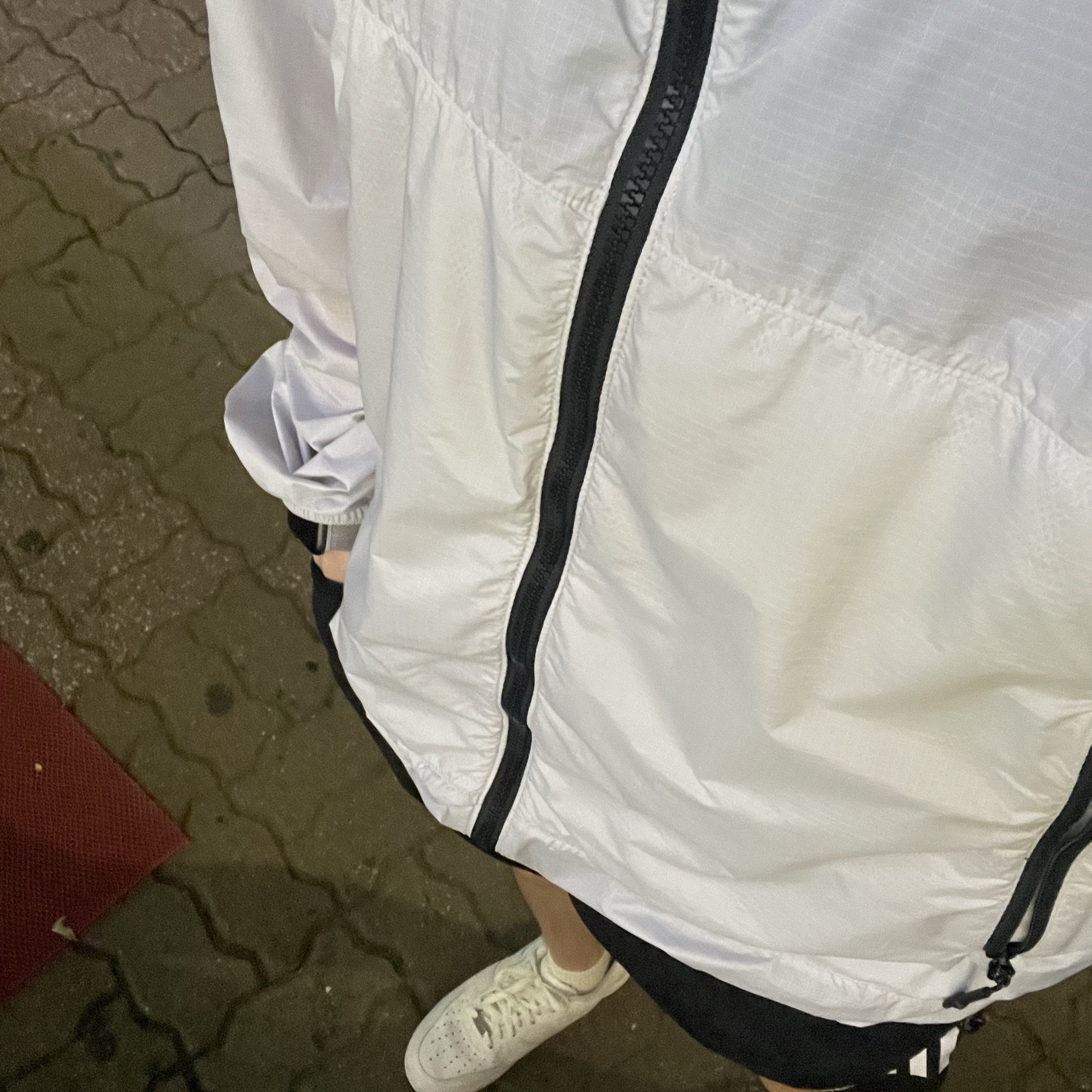 Thisisneverthat T-Light Jacket Light Grey 착용 스타일 - 2