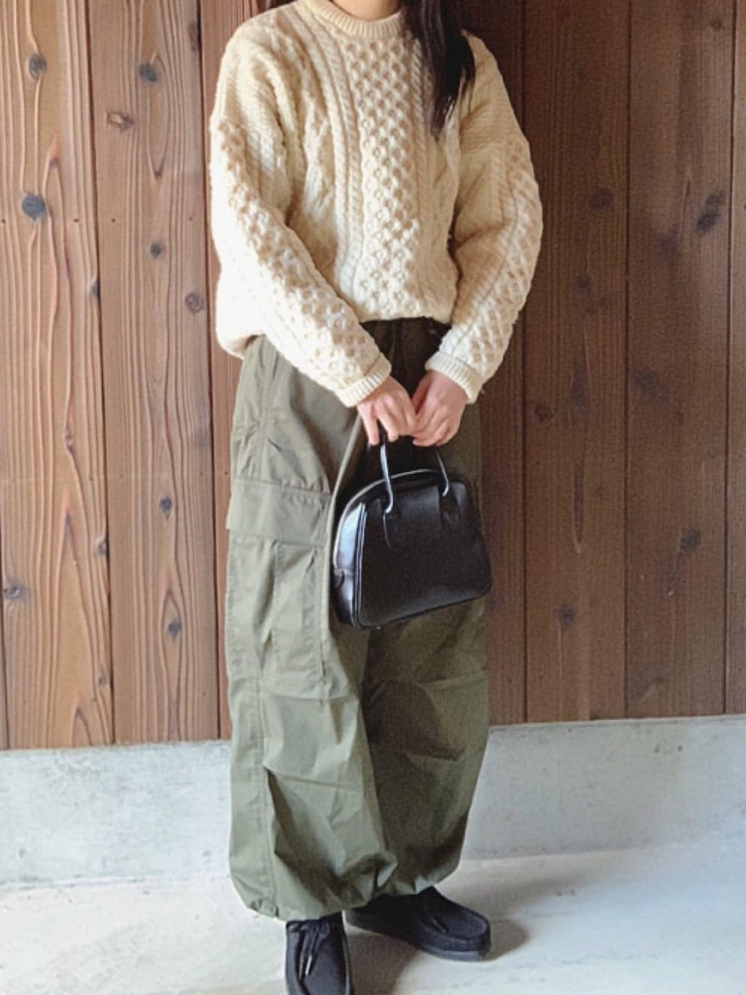 Clarks Wallabee Maple Suede, Clarks x Stussy Wallabee Black Suede 착용 스타일 - 3