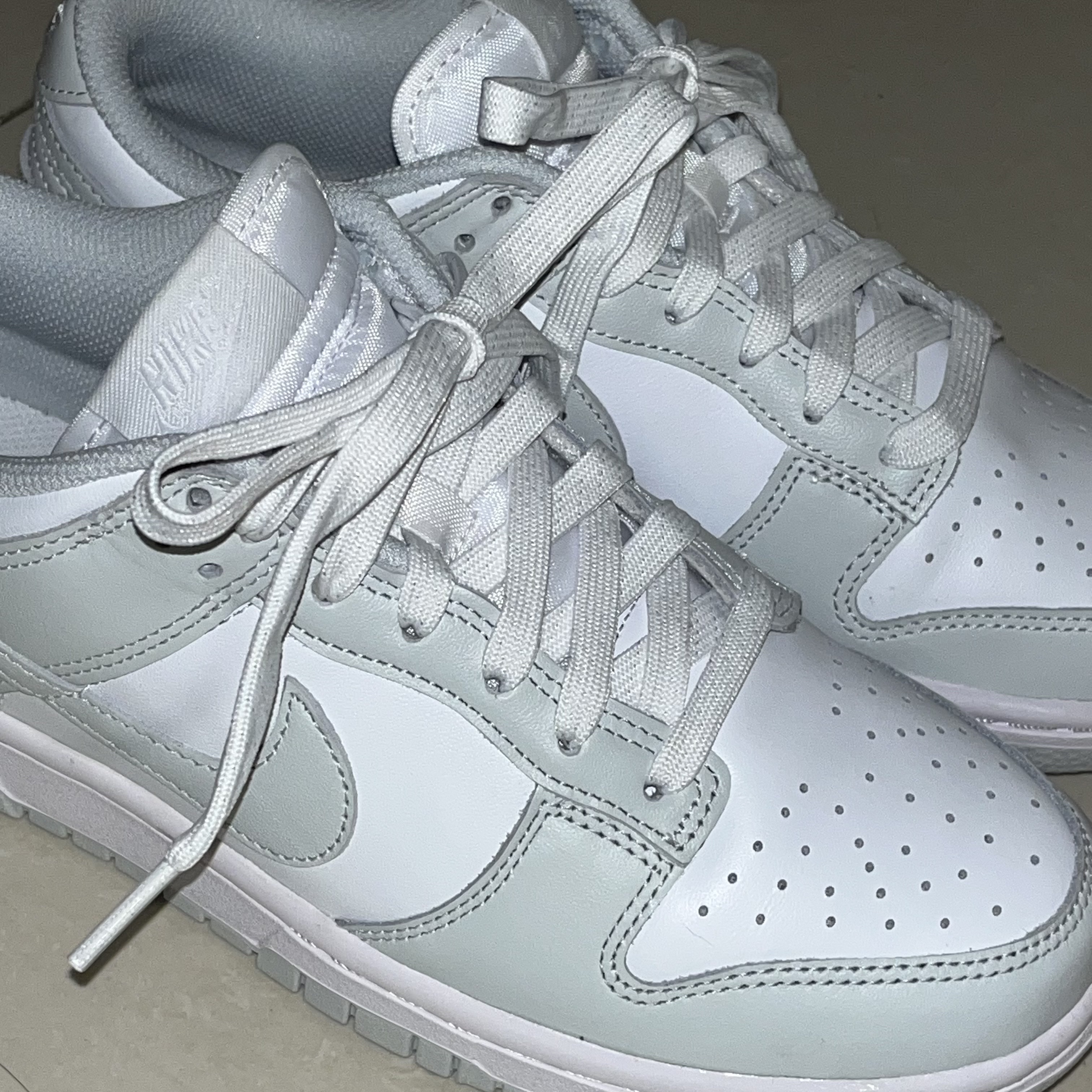(W) Nike Dunk Low Photon Dust 착용 스타일