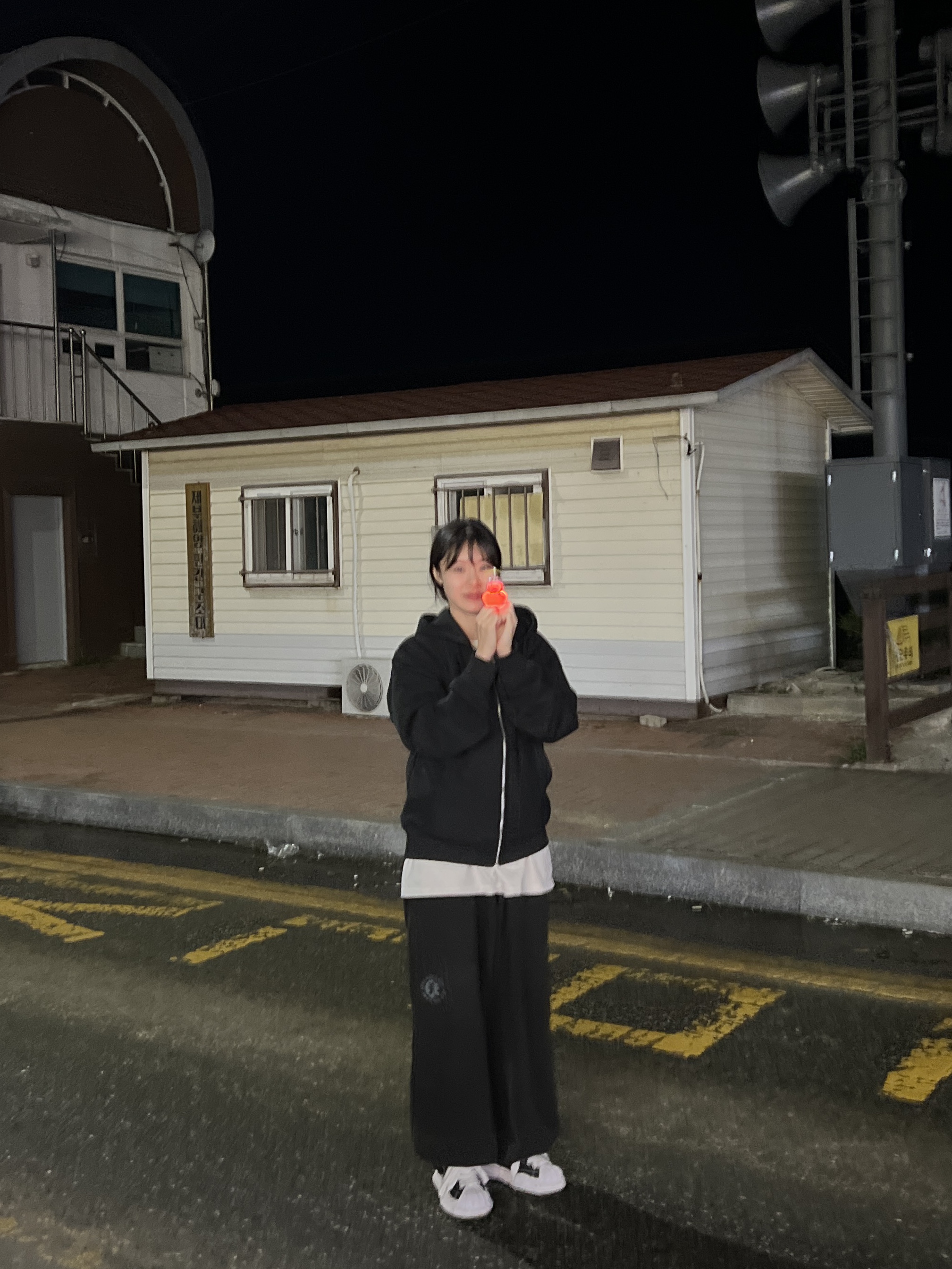 Stussy x Born X Raised Logo Zip Hoodie Black 착용 스타일 - 5