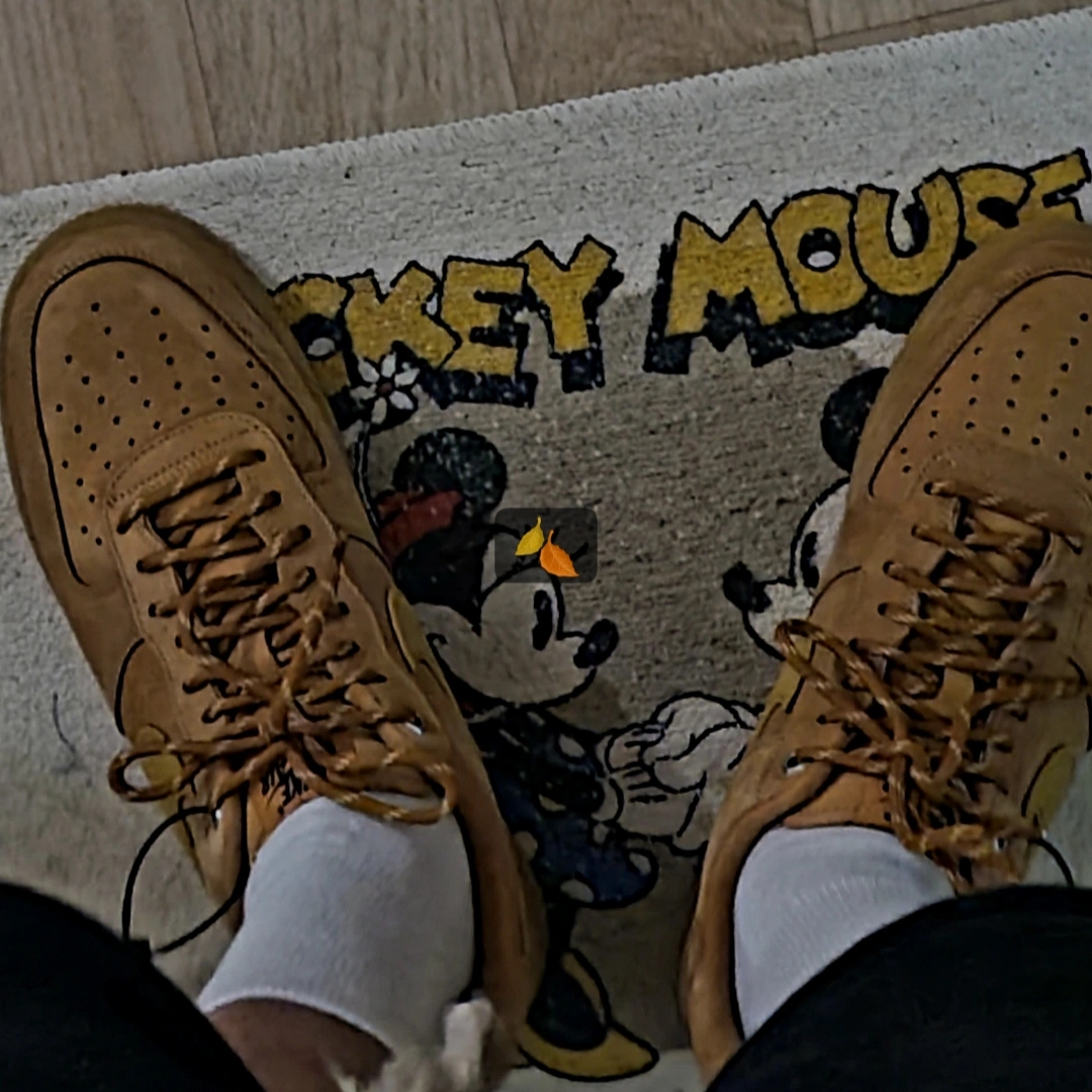 Nike Air Force 1 '07 WB Flax 착용 스타일 - 1