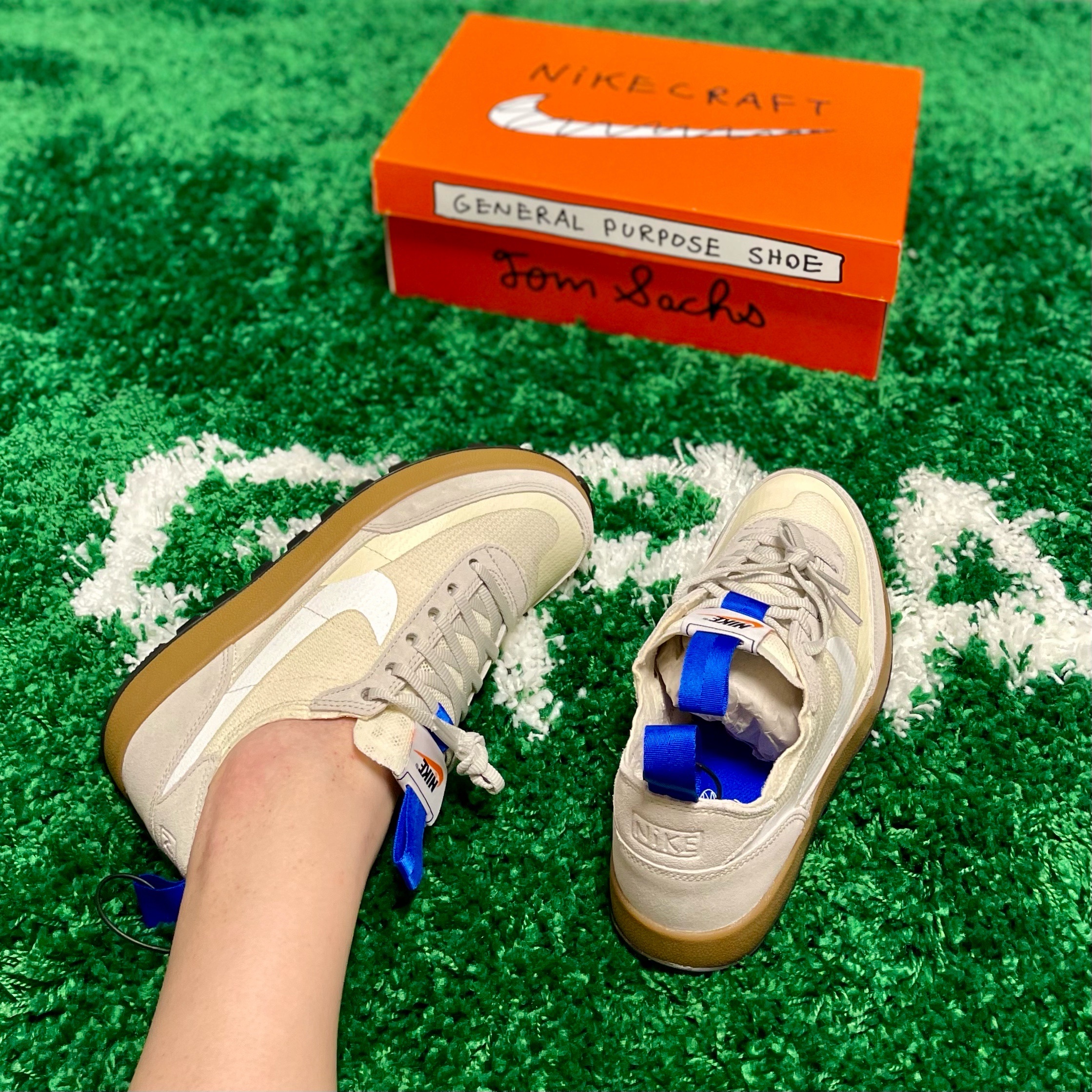 Nike x Tom Sachs General Purpose Shoe Light Cream 착용 스타일