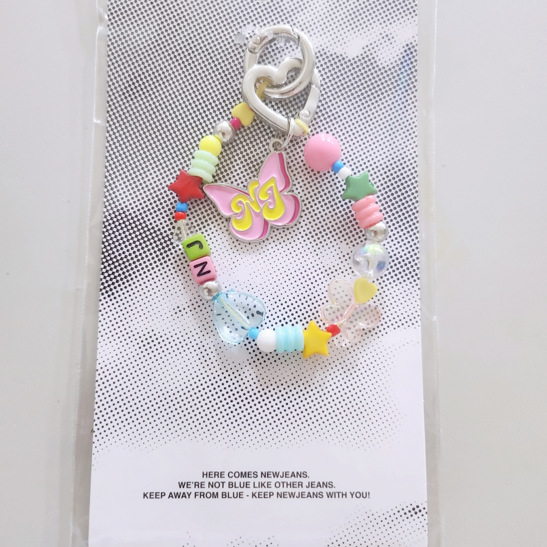 NewJeans Get Up Beads Keyring Multi 착용 스타일