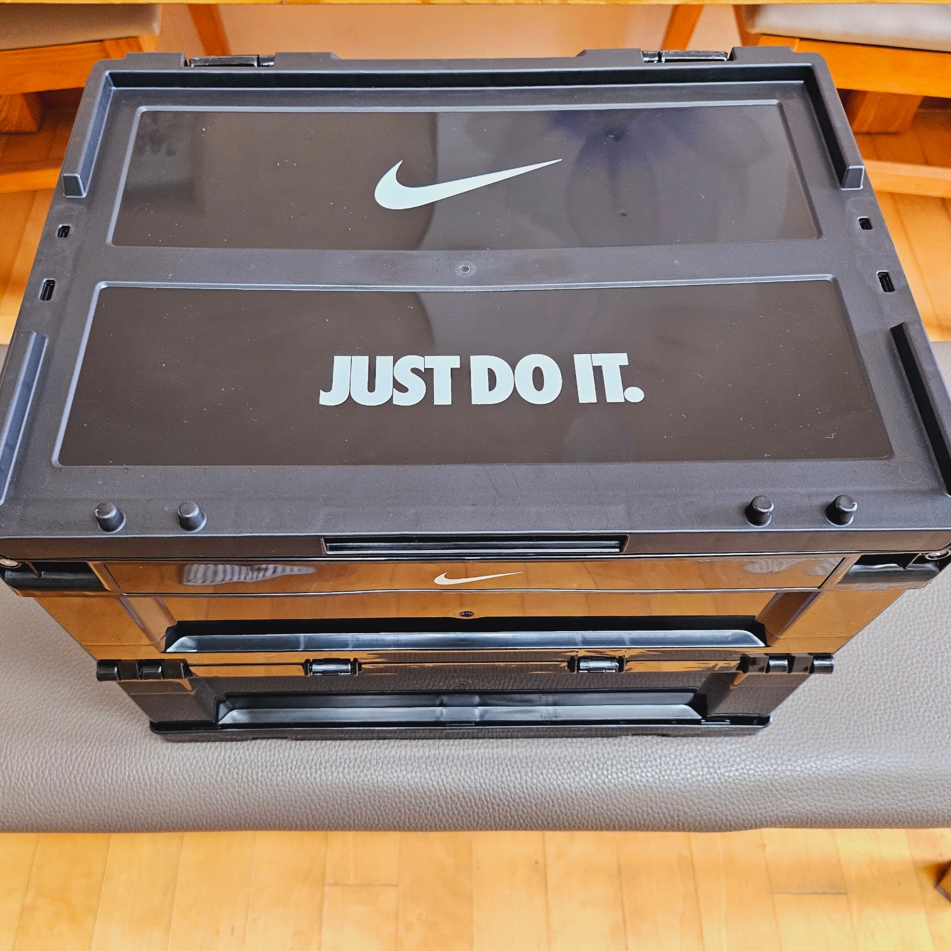 Nike Members Days Live Folding Box Black 착용 스타일 - 1