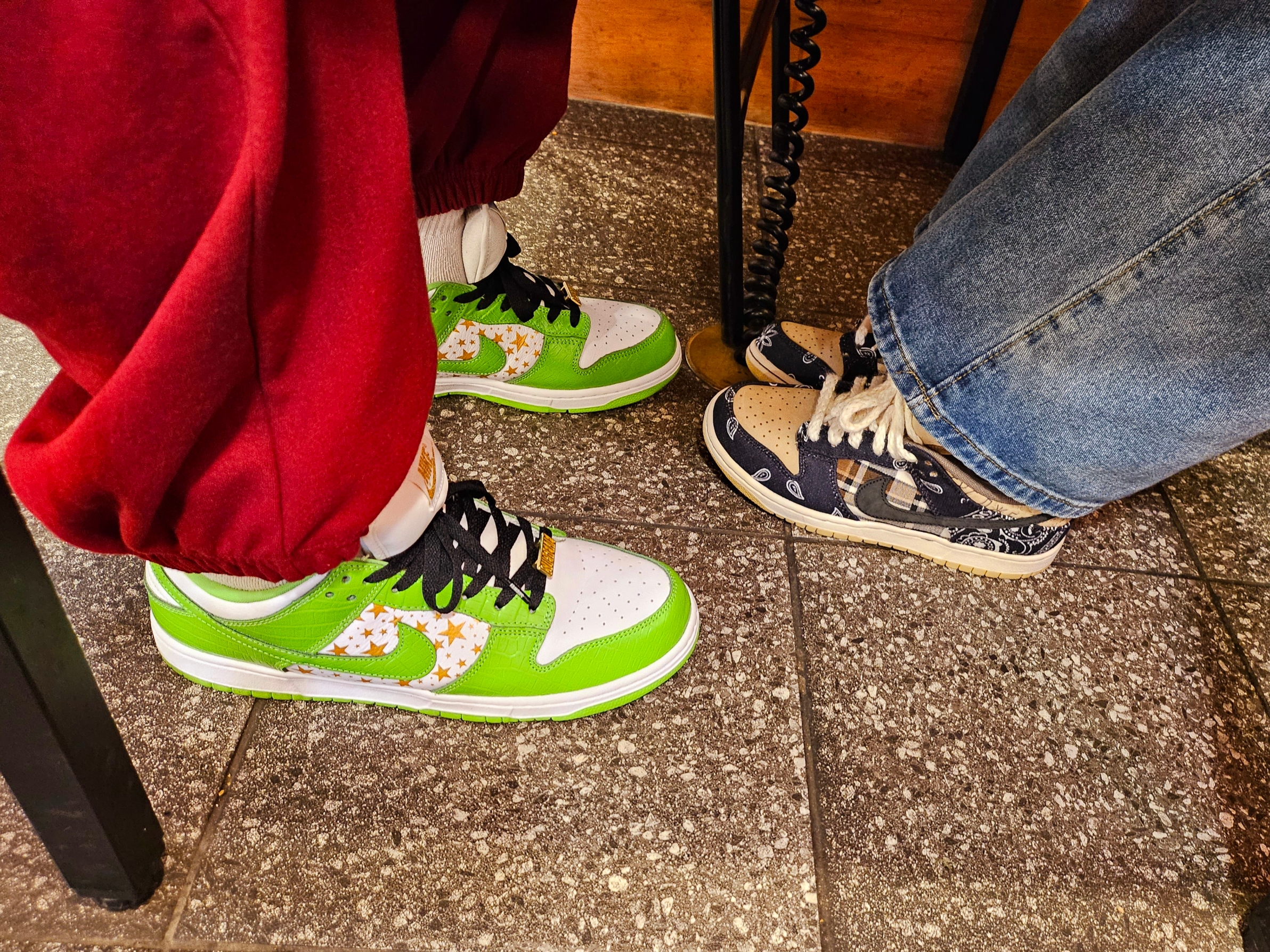 Nike x Supreme SB Dunk Low Mean Green, Nike x Travis Scott SB Dunk Low 착용 스타일 - 1