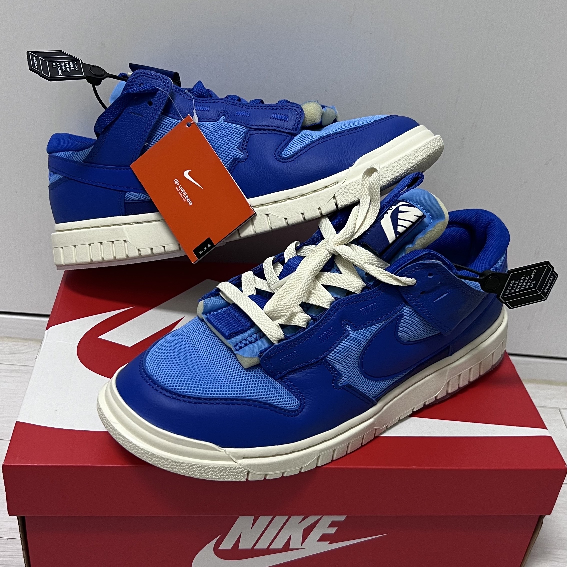 Nike Air Dunk Jumbo University Blue 착용 스타일
