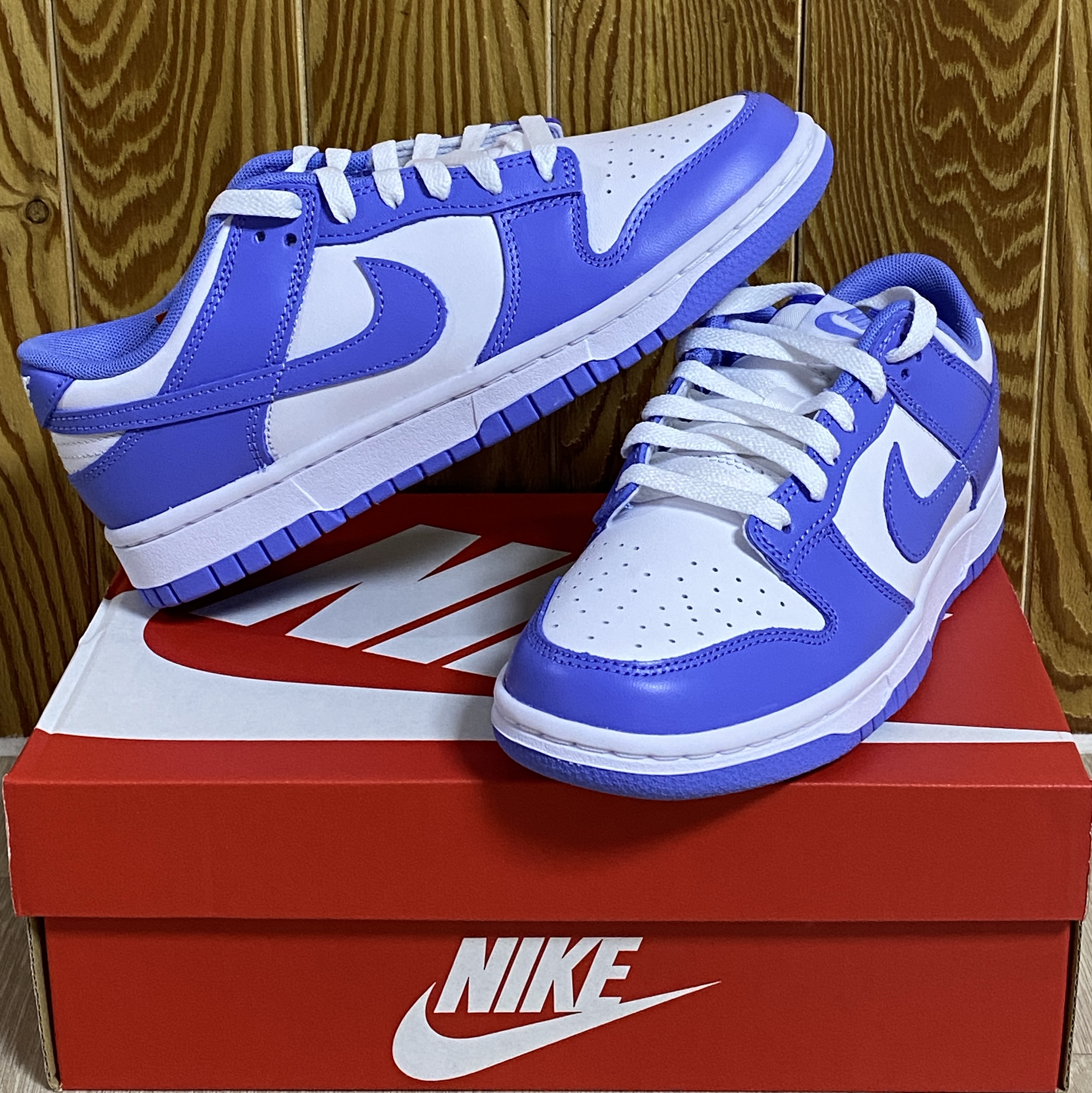 Nike Dunk Low Retro White Polar Blue 착용 스타일
