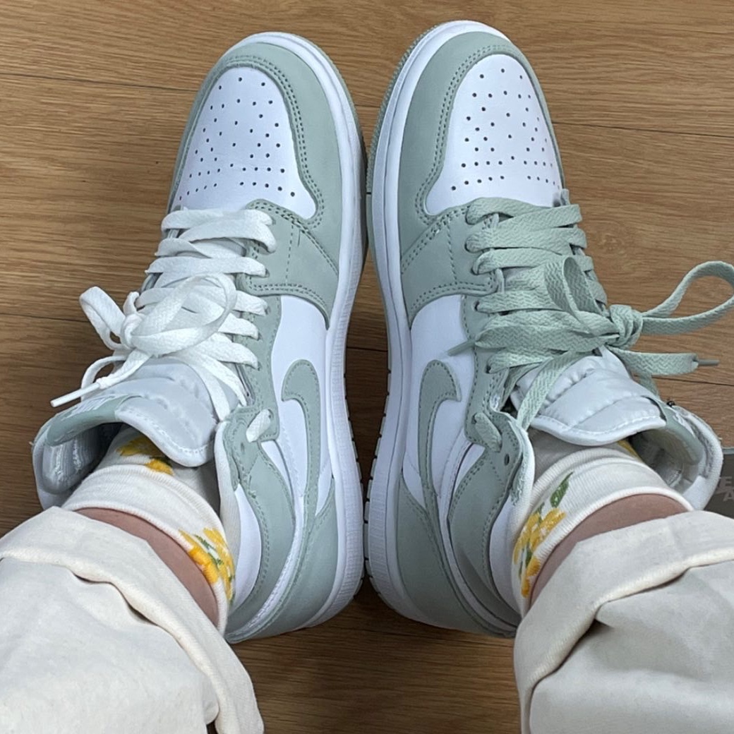 (W) Jordan 1 Retro High OG Seafoam 착용 스타일 - 4