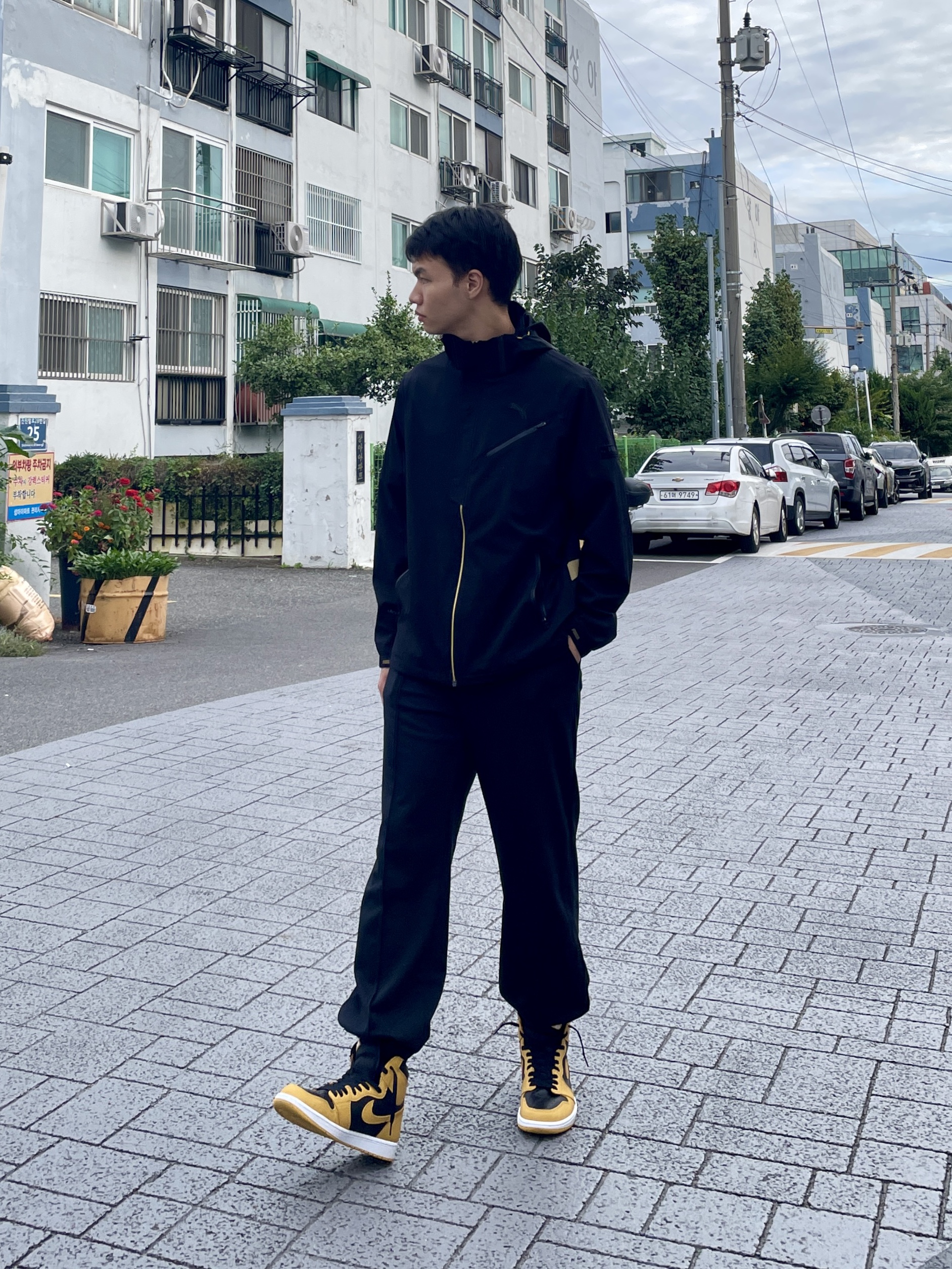 Jordan 1 Retro High OG Pollen 착용 스타일