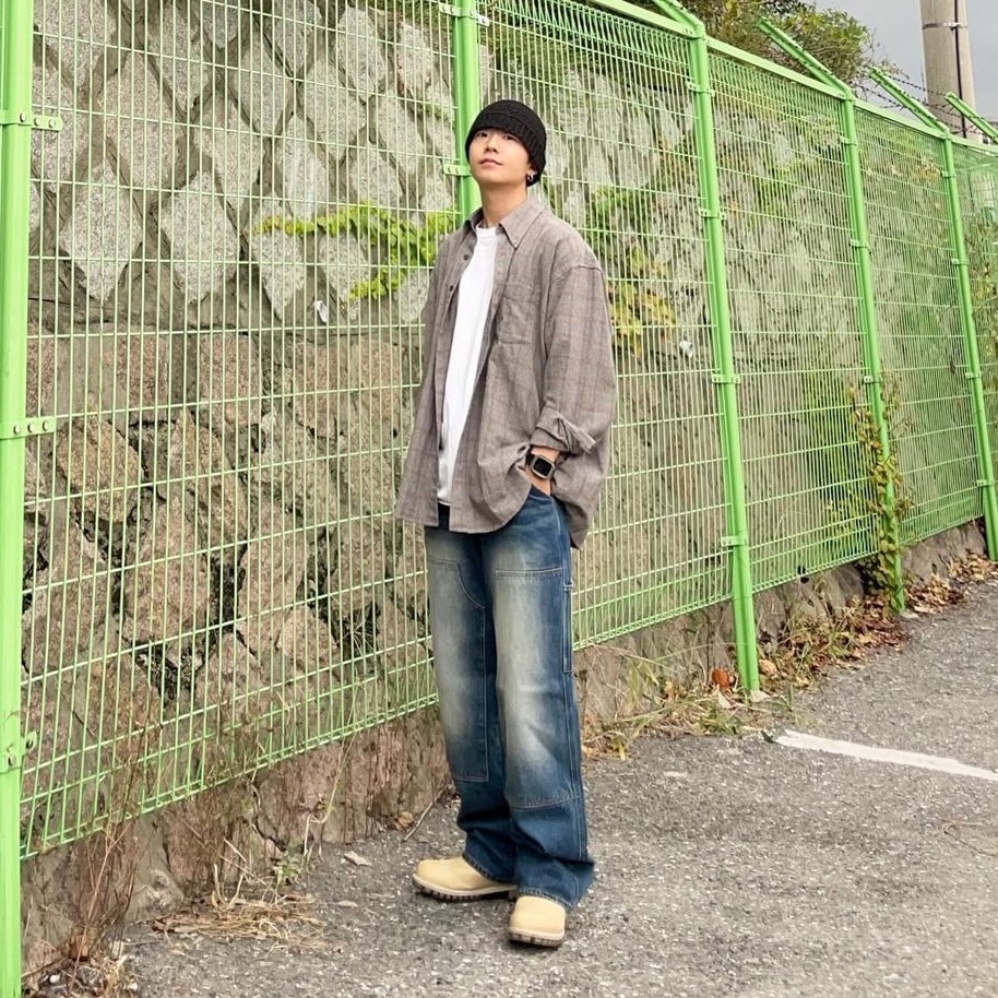 Our Legacy Borrowed BD Shirts Analog Dissonance Check, Timberland x A-Cold-Wall 6 Inch Premium Zip-Up Boot Light Beige - Wide 착용 스타일