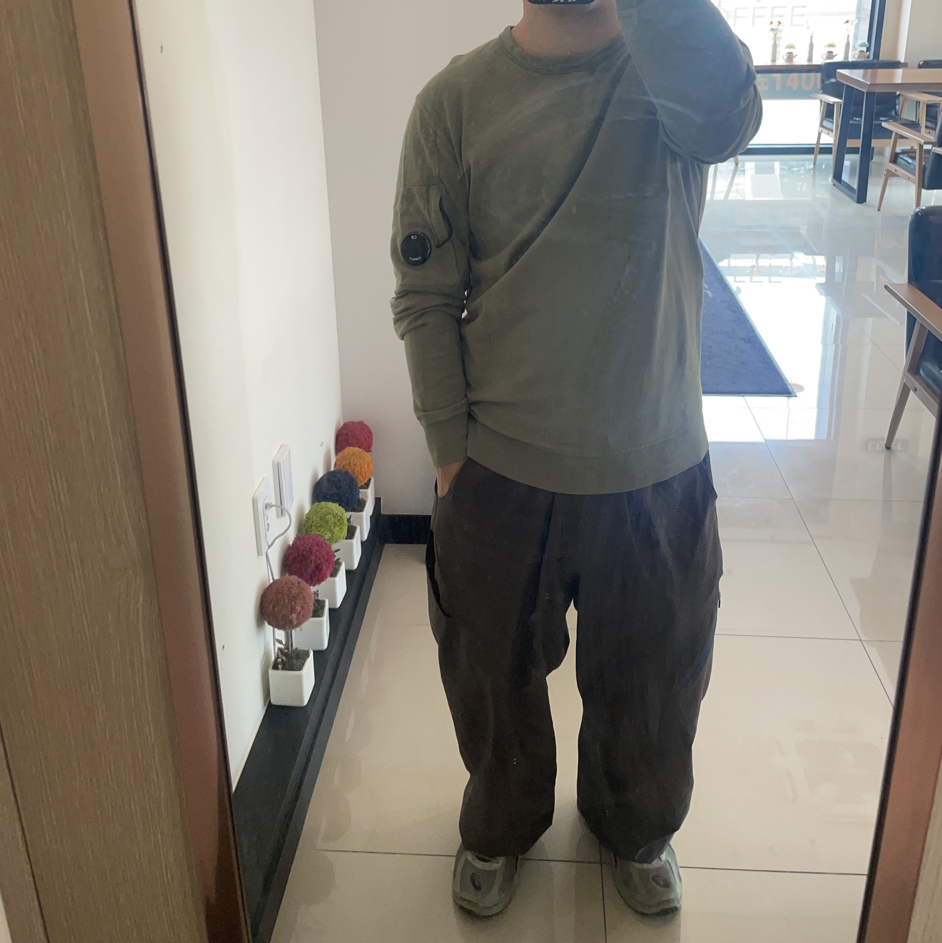 Asics Jog 100 S Sheet Rock - 2E Wide, Sansan Gear Welding Pants Brown - 23SS 착용 스타일