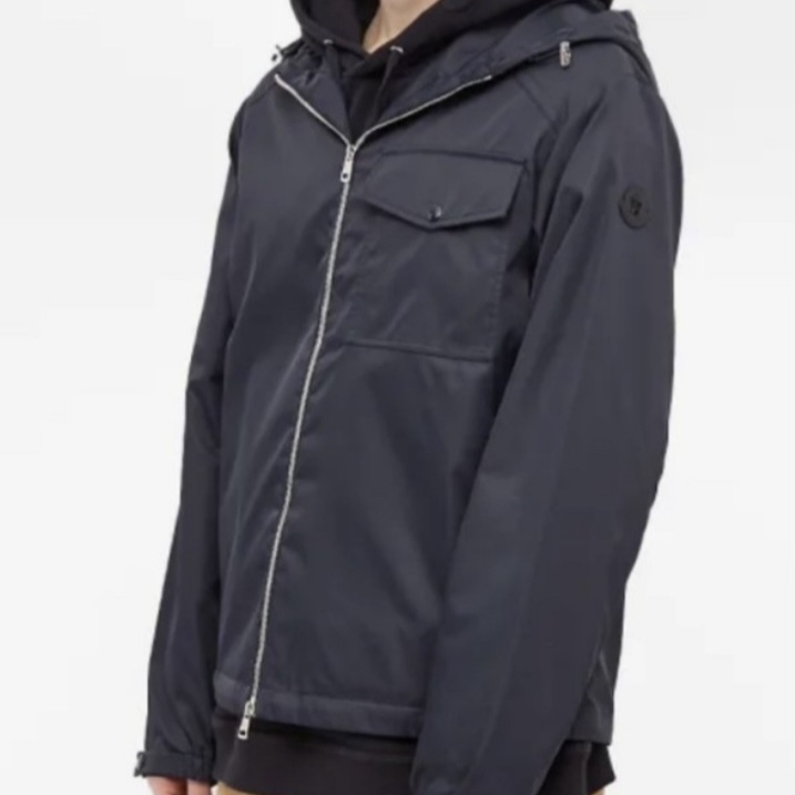 Moncler Nuytten Hooded Jacket Night Blue - 22SS 착용 스타일 - 1