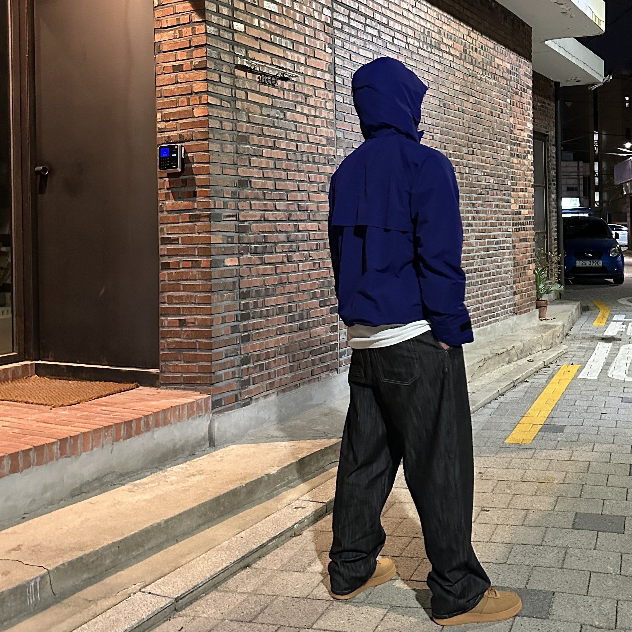 Undermycar Rikan Multi Pocket Casual Jacket Limoges - 21FW (Red Holo Edition) 착용 스타일 - 2