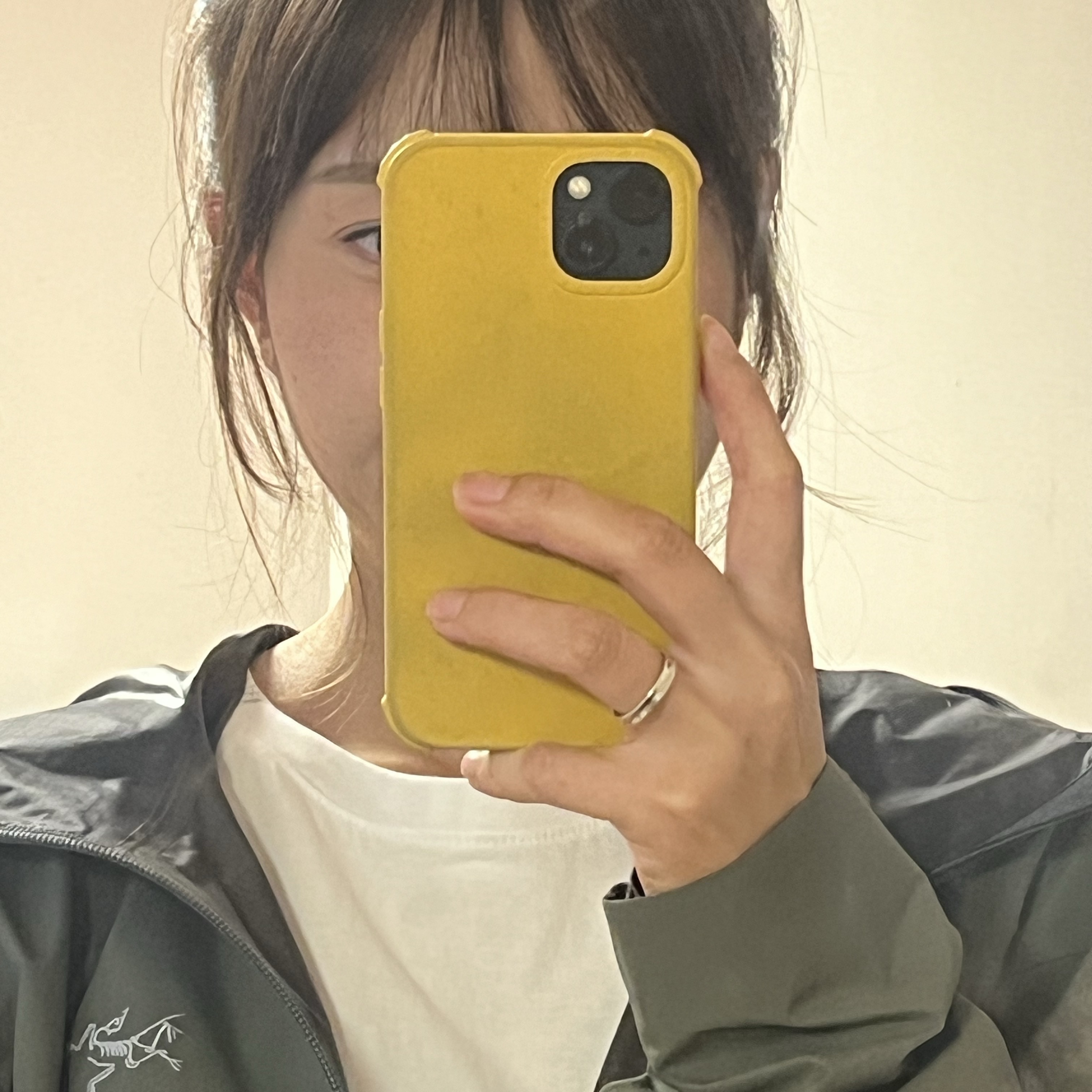 Arc'teryx x Beams Zeta SL Jacket Grey 착용 스타일