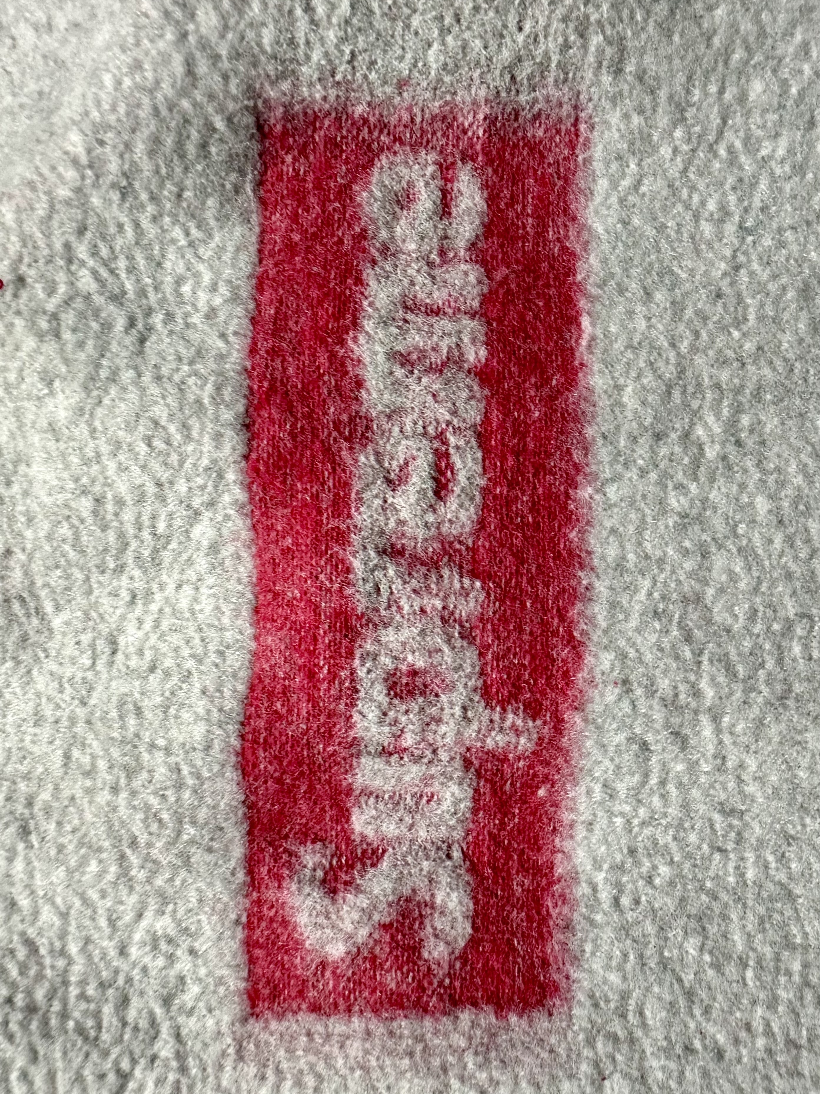Supreme Inside Out Box Logo Hooded Sweatshirt Heather Grey - 23SS 착용 스타일 - 3