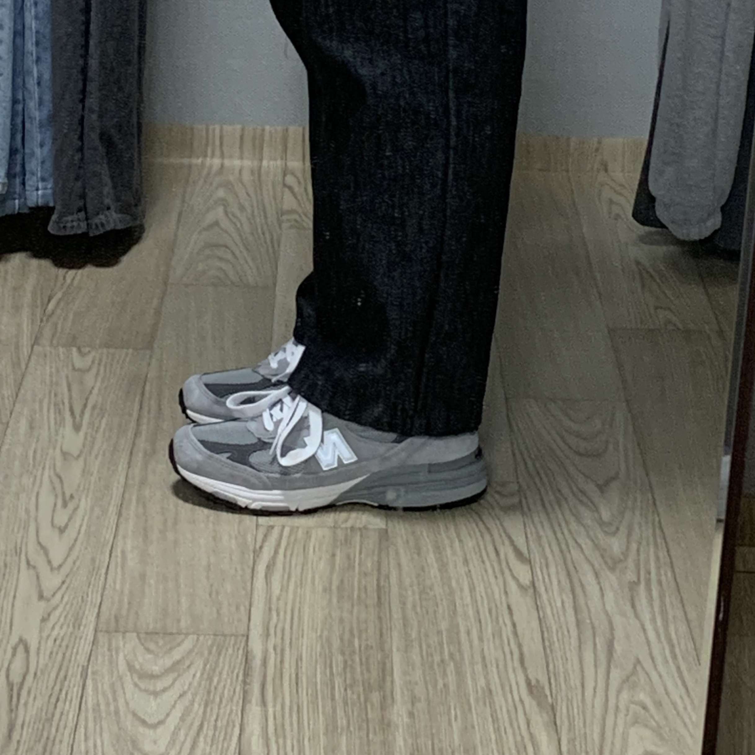 New Balance 993 Made in USA Grey - D Standard 착용 스타일
