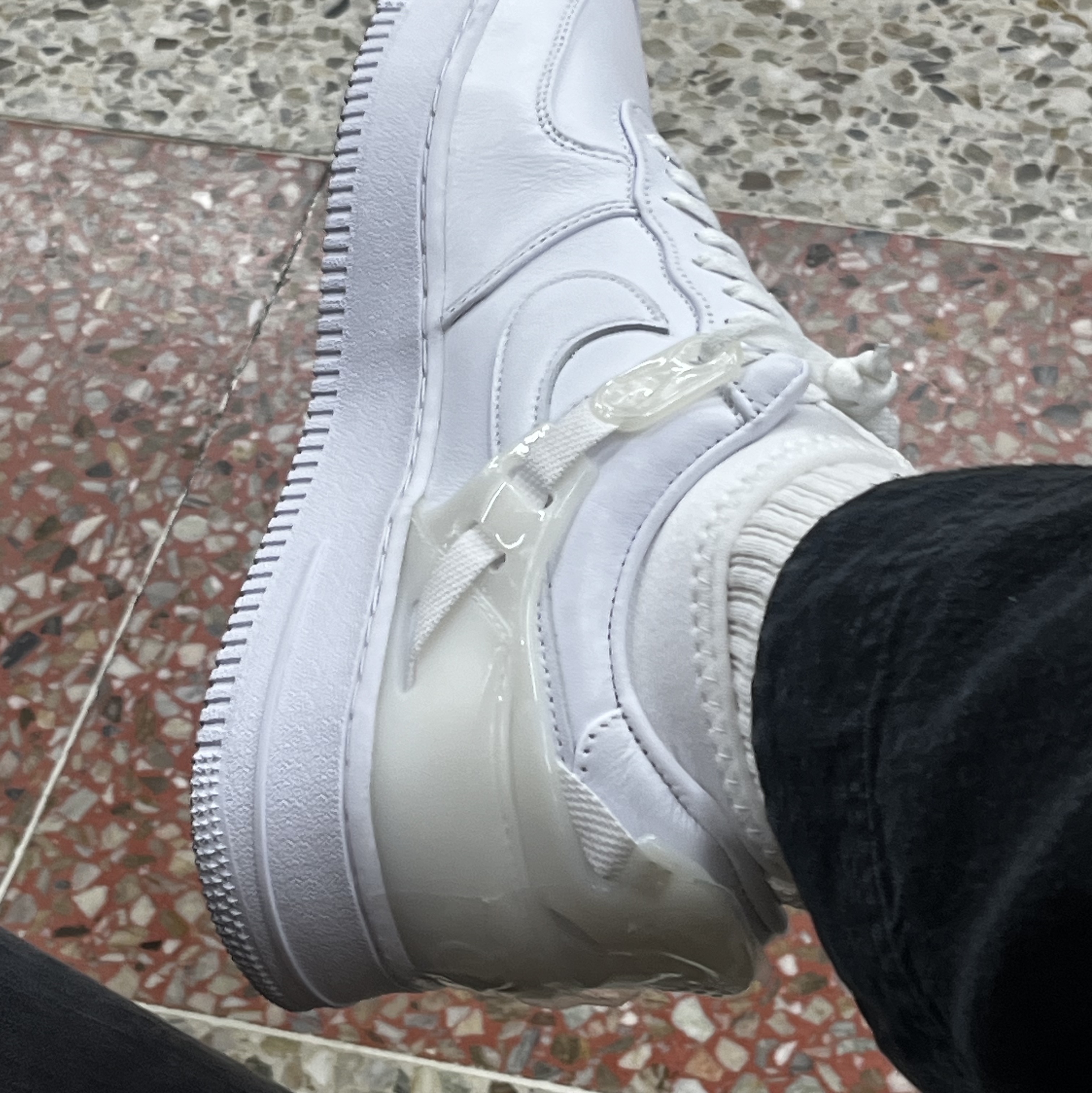 Nike x Undercover Air Force 1 Low SP White 착용 스타일
