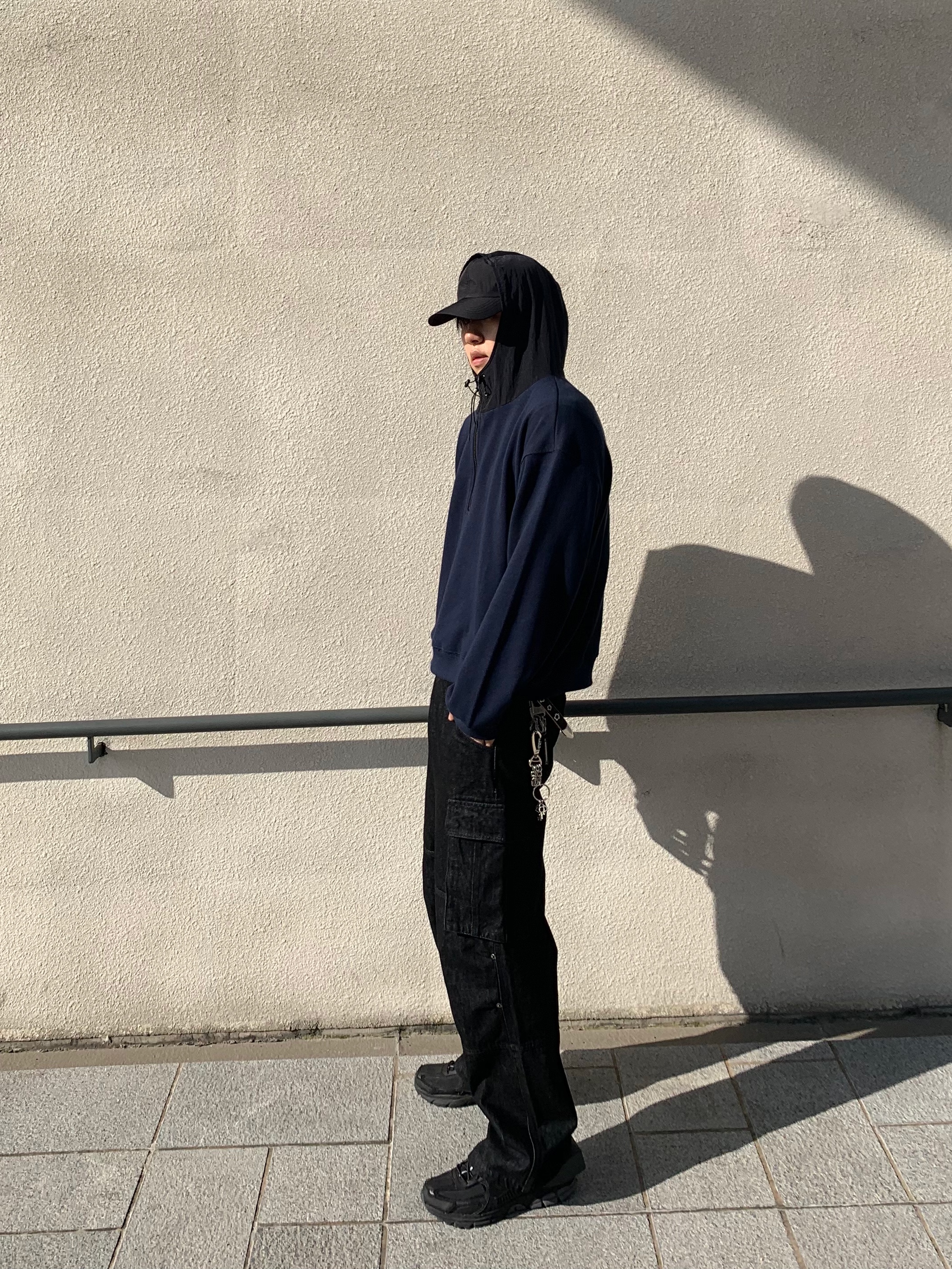 Nike x A-Cold-Wall Zoom Vomero 5 Black, Our Legacy Belt 2cm Leather Black 착용 스타일 - 1