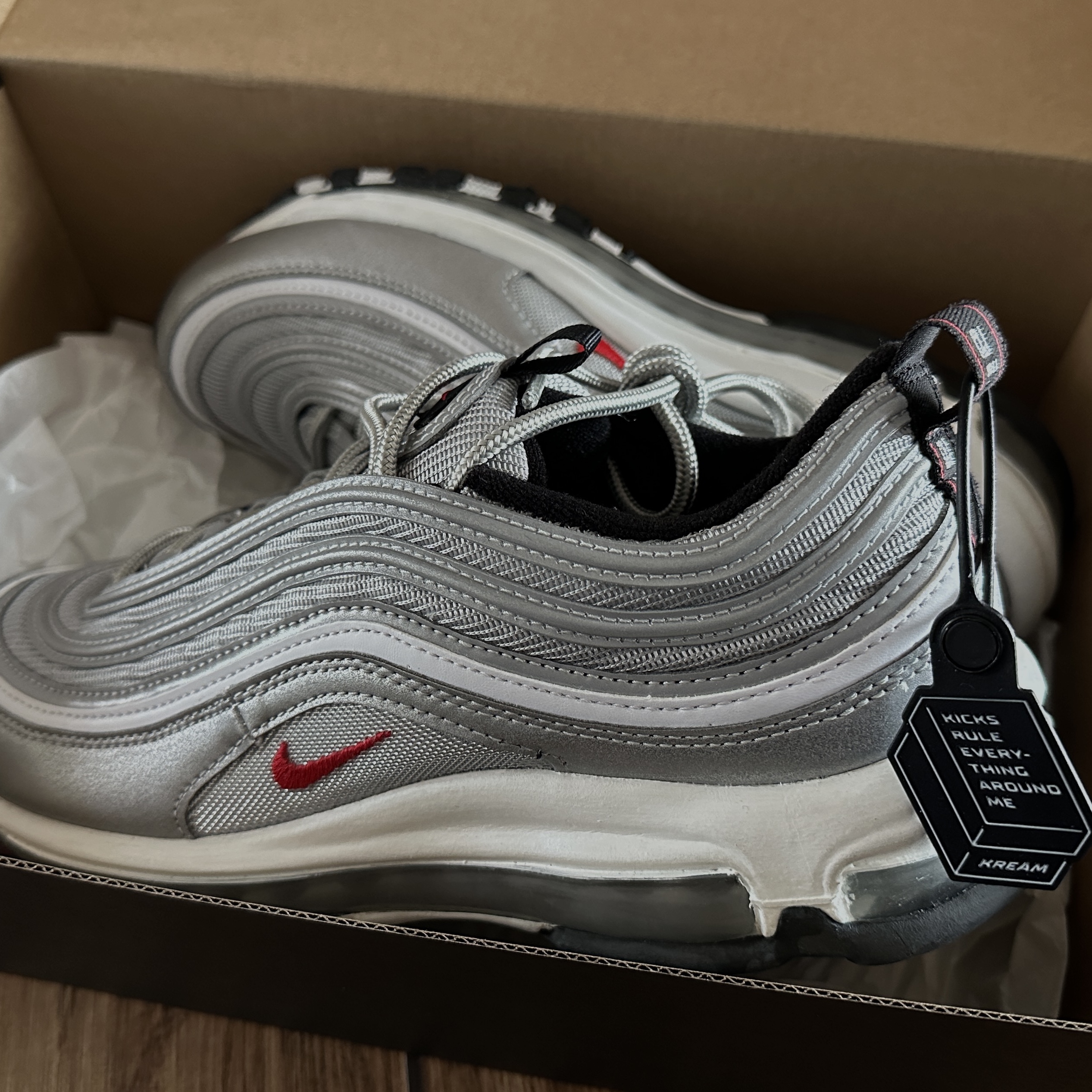(W) Nike Air Max 97 OG Silver Bullet 2022 착용 스타일
