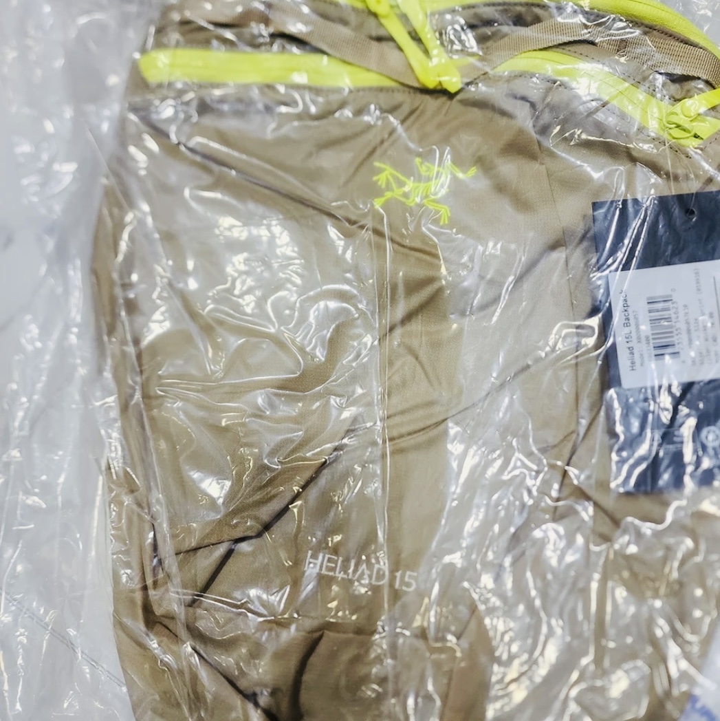 Arc'teryx Heliad 15 Backpack Wicker Sprint 착용 스타일 - 1