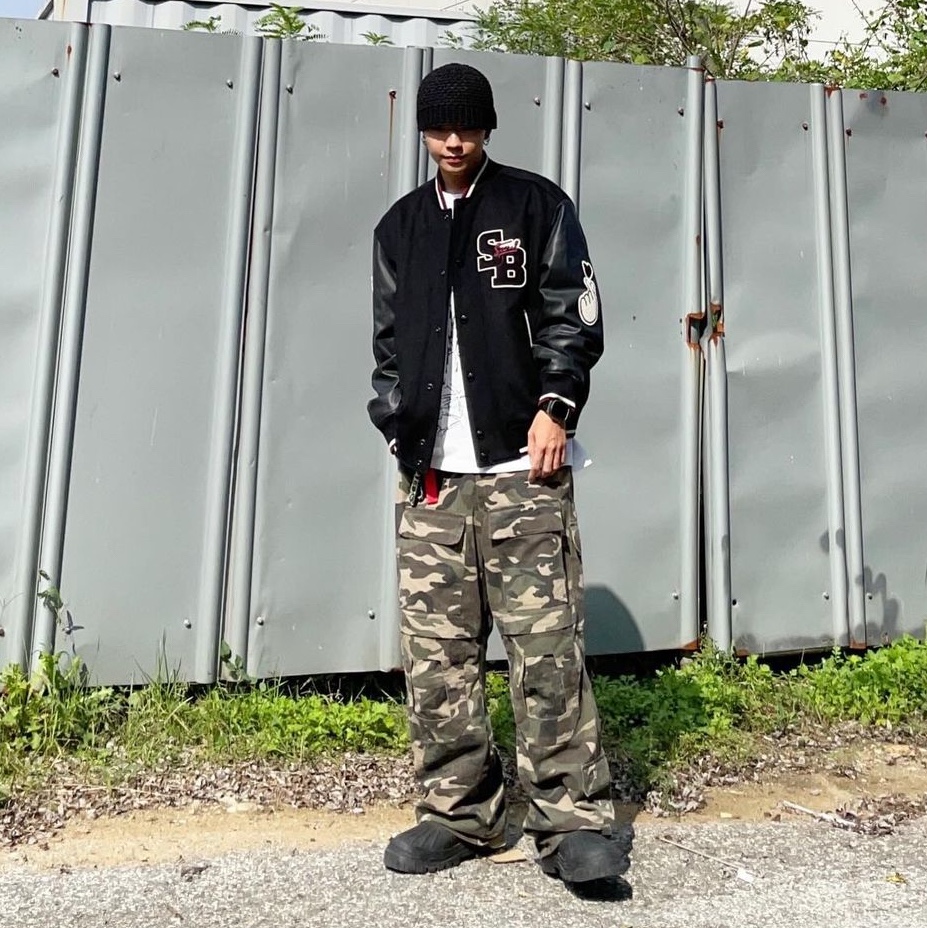 Project G/R Tactical Cargo Pants Camo 착용 스타일 - 1