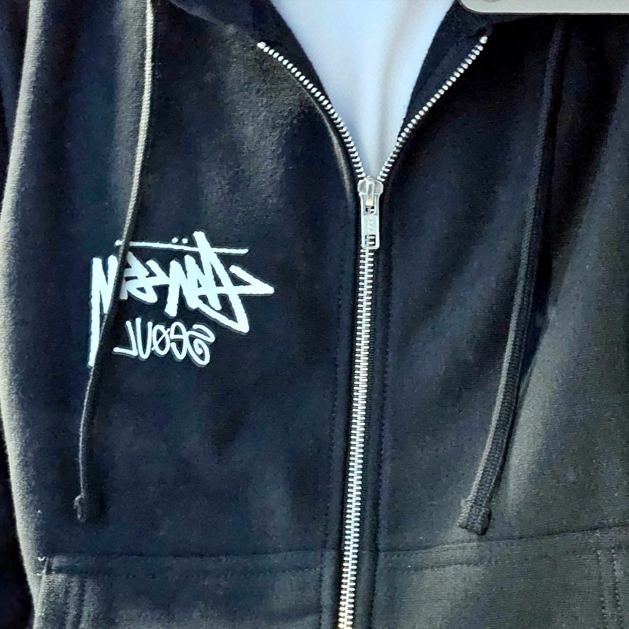 Stussy Stock Seoul Zip Hood Black 2023 착용 스타일 - 5