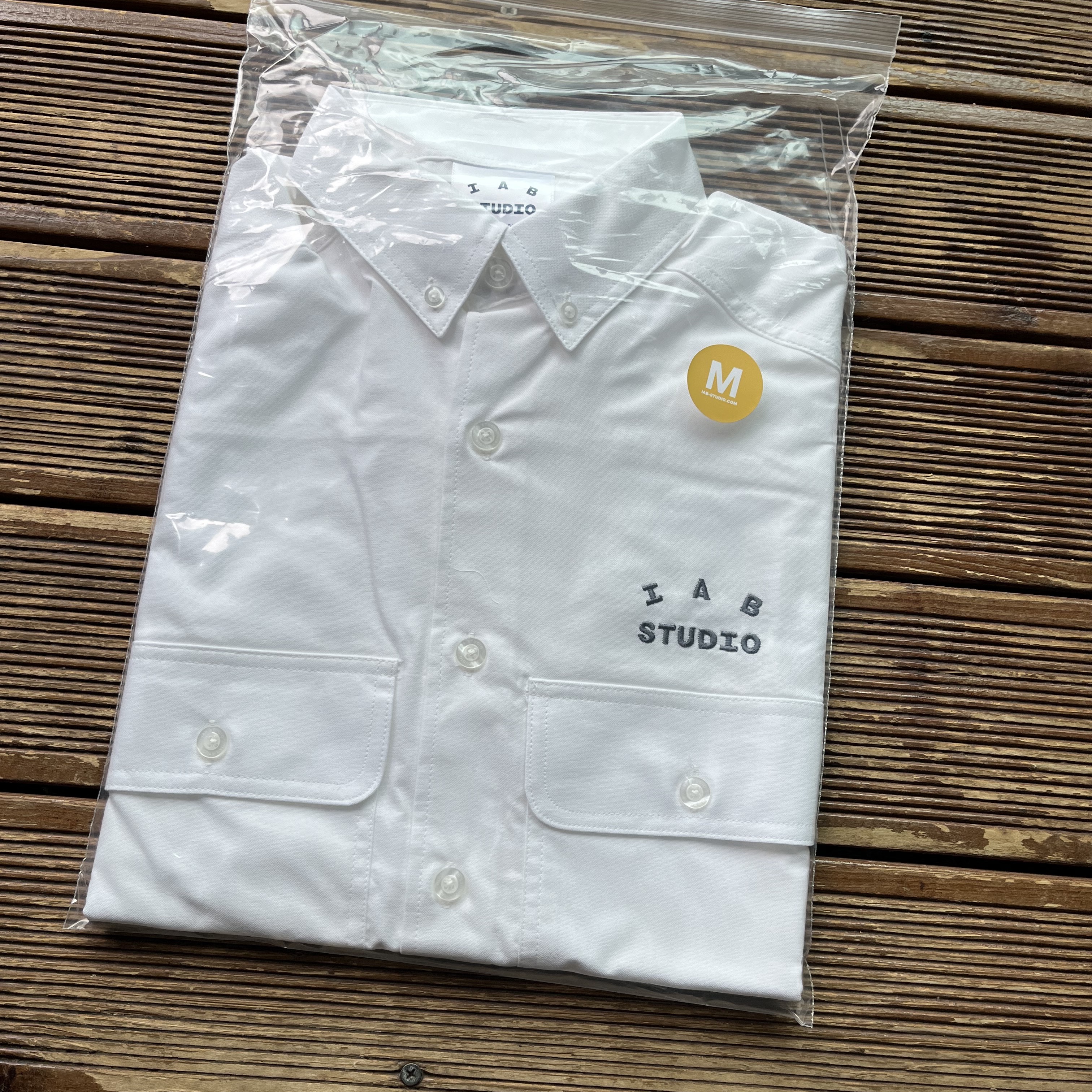 IAB Studio Work Shirt White - 23FW 착용 스타일