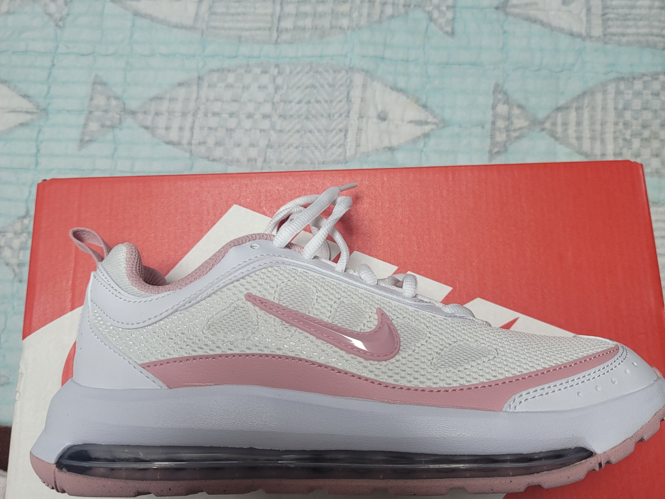 (W) Nike Air Max AP White Pink Glaze 착용 스타일