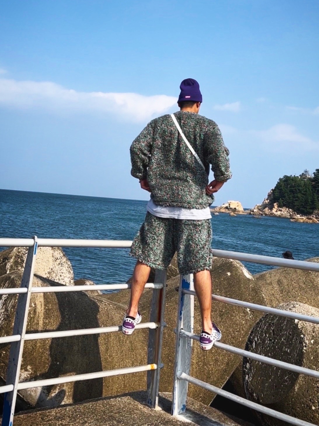 Supreme New Era Swarovski S Logo Beanie Purple - 21SS, Vans x Supreme x Swarovski Old Skool Purple ์ฐฉ์ฉ ์คํ์ผ - 4