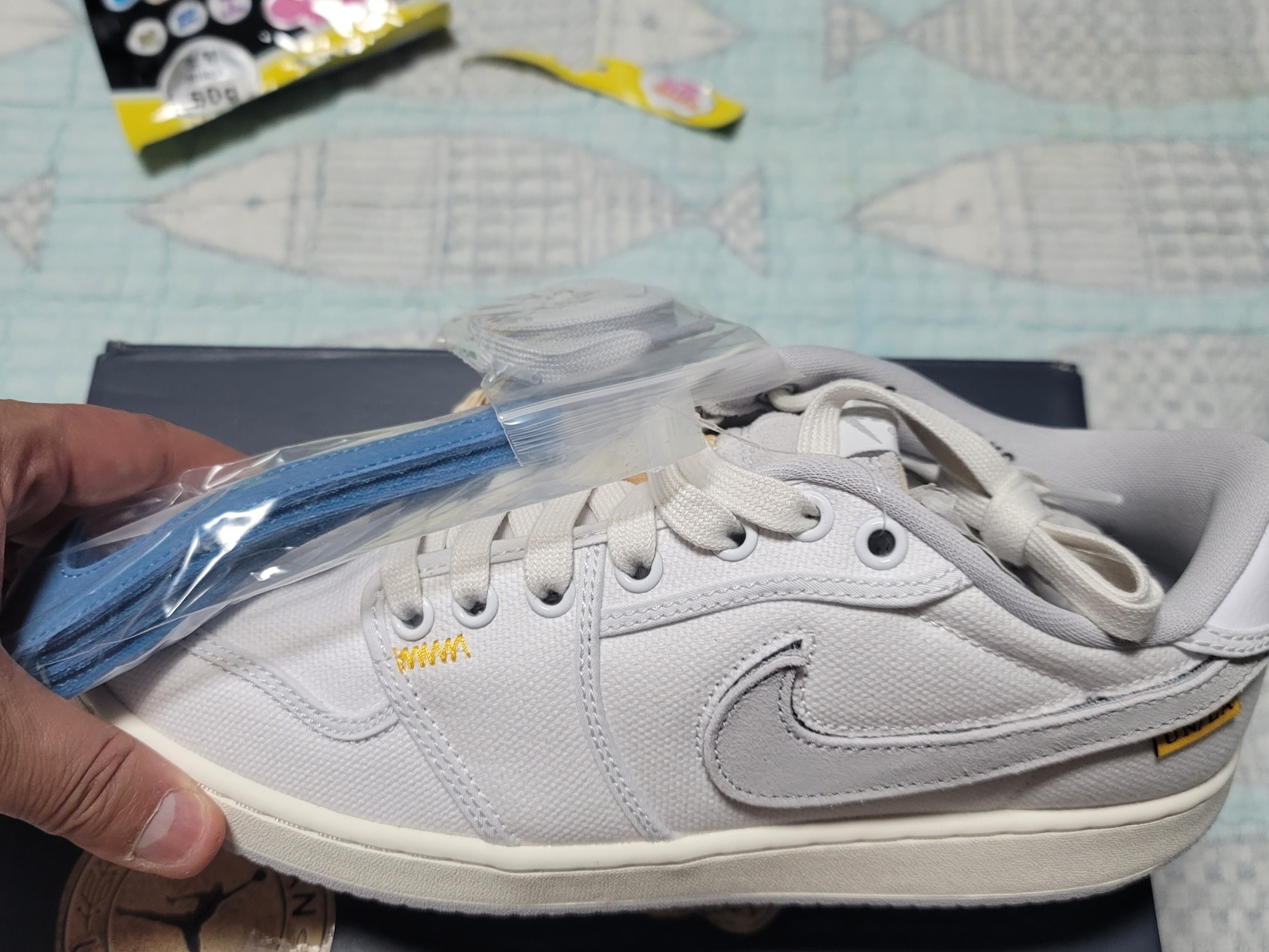 Jordan 1 x Union KO Low White 착용 스타일 - 1