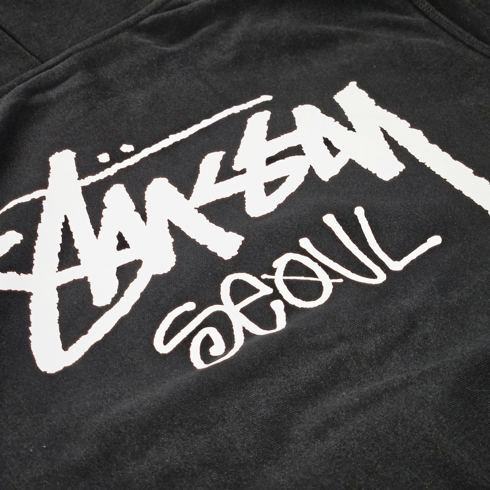 Stussy Stock Seoul Zip Hood Black 2023 착용 스타일 - 6