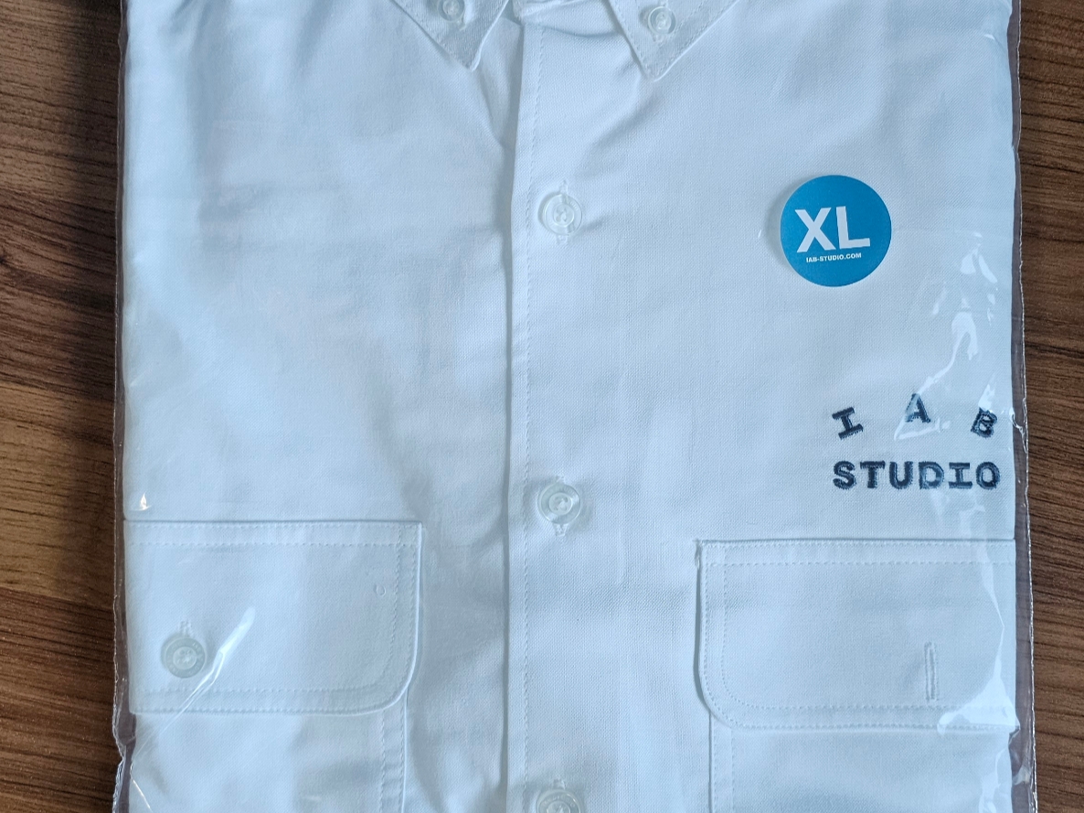 IAB Studio Work Shirt White - 23FW 착용 스타일 - 2