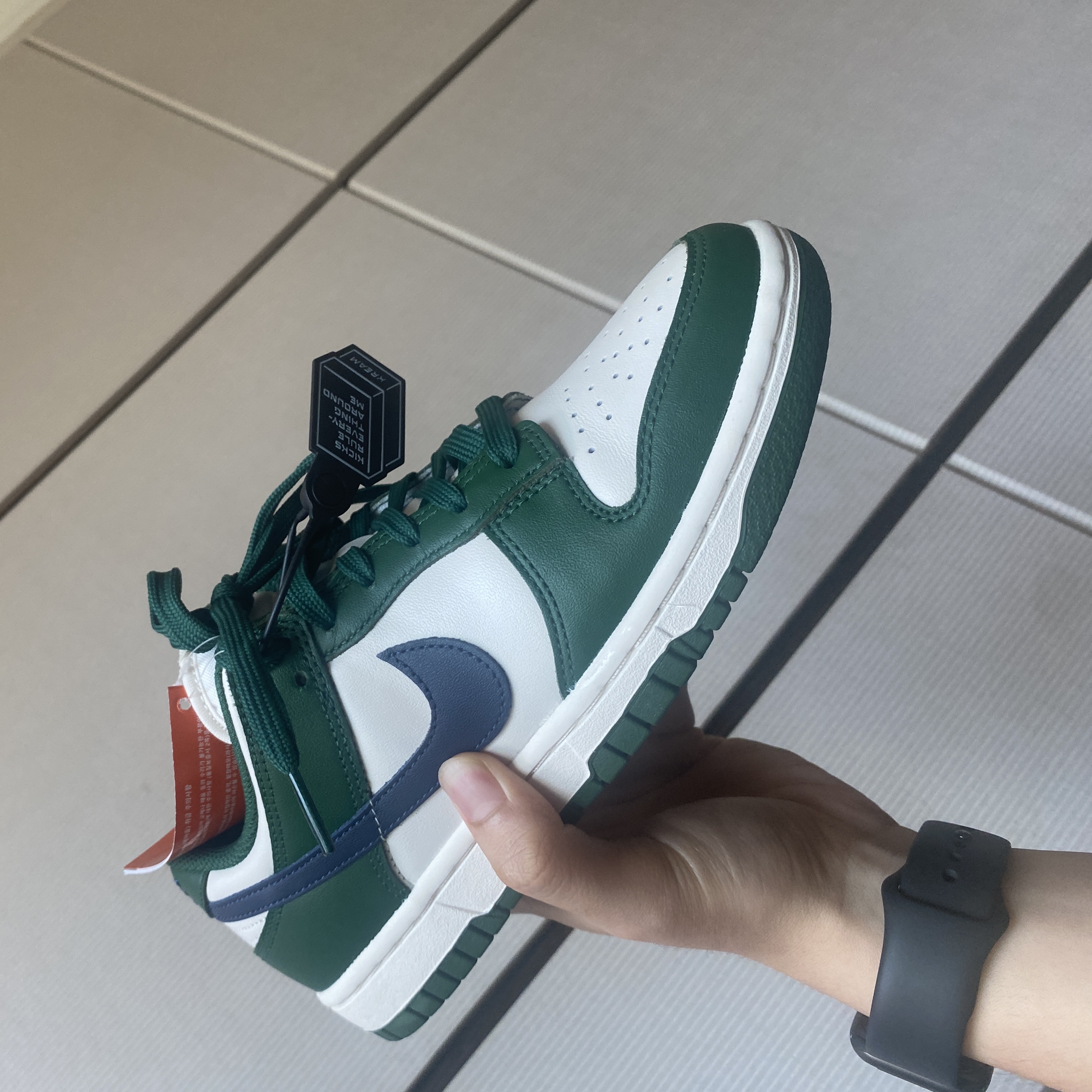 (W) Nike Dunk Low Gorge Green 착용 스타일