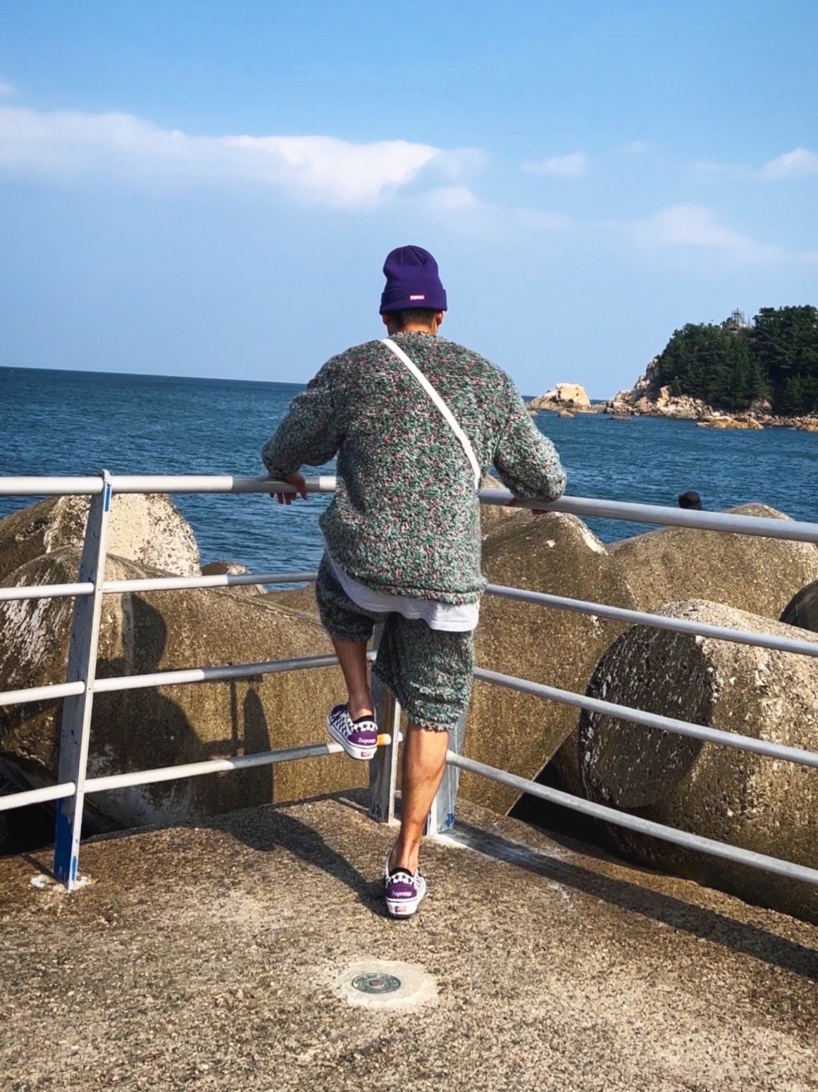 Supreme New Era Swarovski S Logo Beanie Purple - 21SS, Vans x Supreme x Swarovski Old Skool Purple ์ฐฉ์ฉ ์คํ์ผ - 2