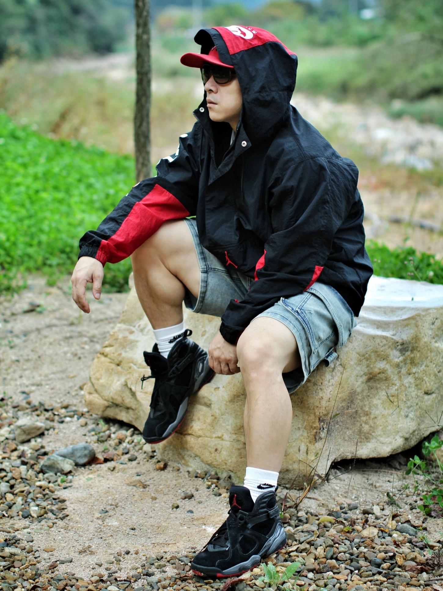 Jordan 8 Retro Bred 착용 스타일 - 2
