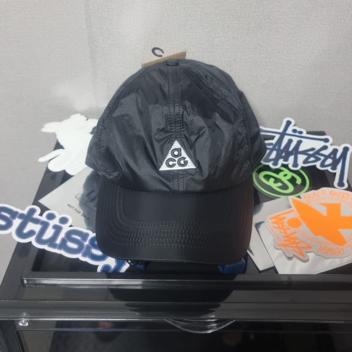 Nike ACG Trail Cap Black 착용 스타일
