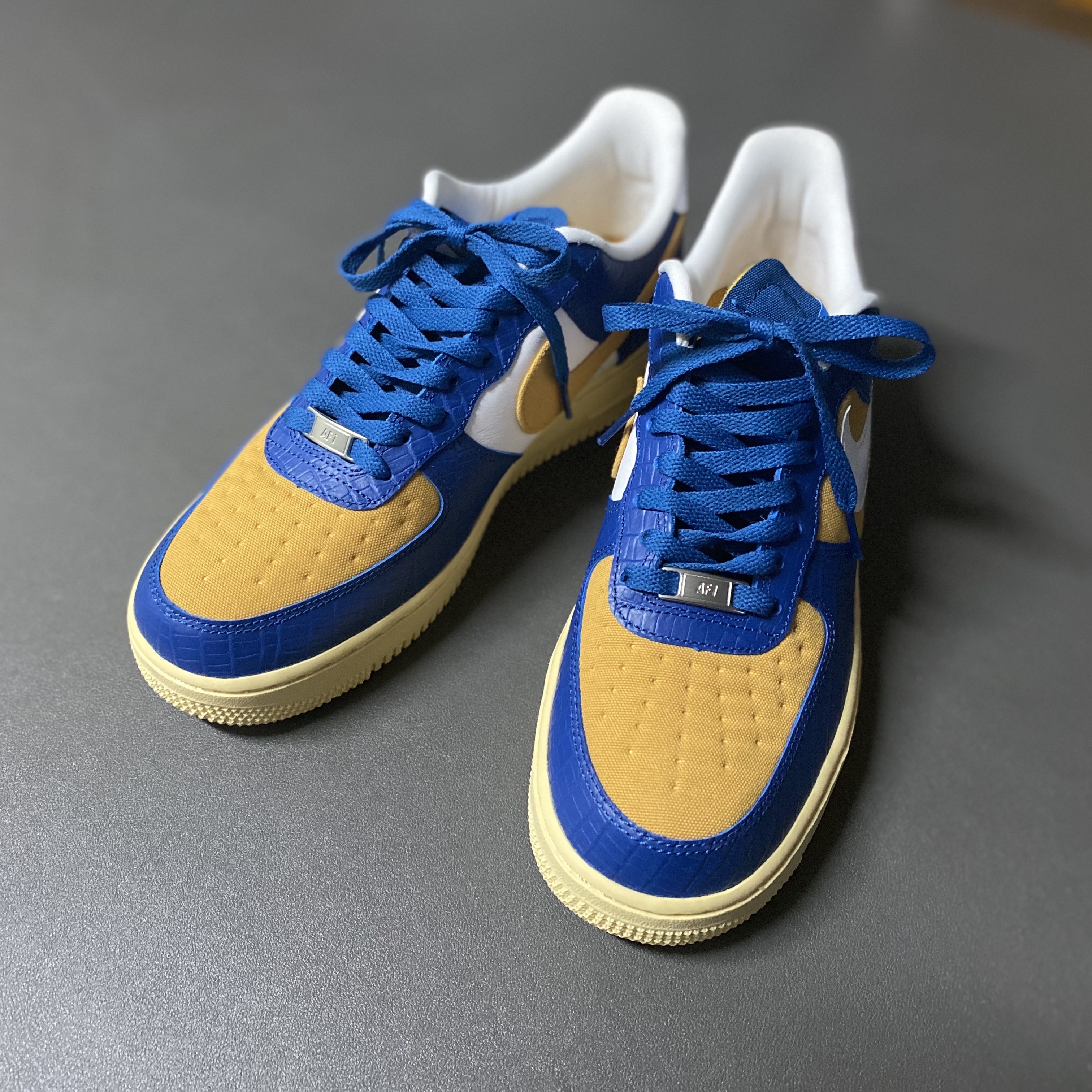 Nike x Undefeated Air Force 1 Low SP 5 On It Court Blue 착용 스타일 - 2