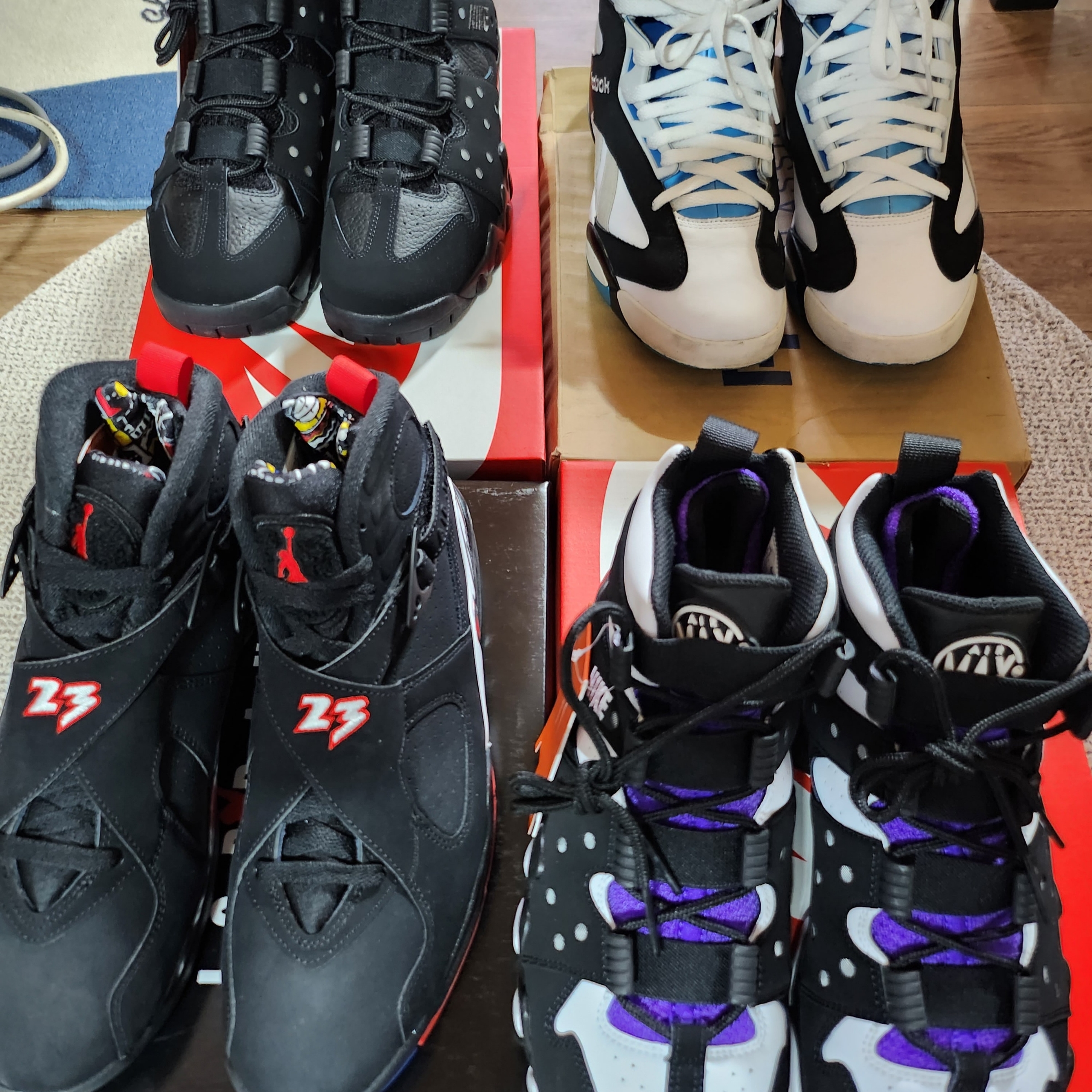 Jordan 8 Retro Playoffs 2023, Nike Air Max 2 CB 94 Black 2023 착용 스타일