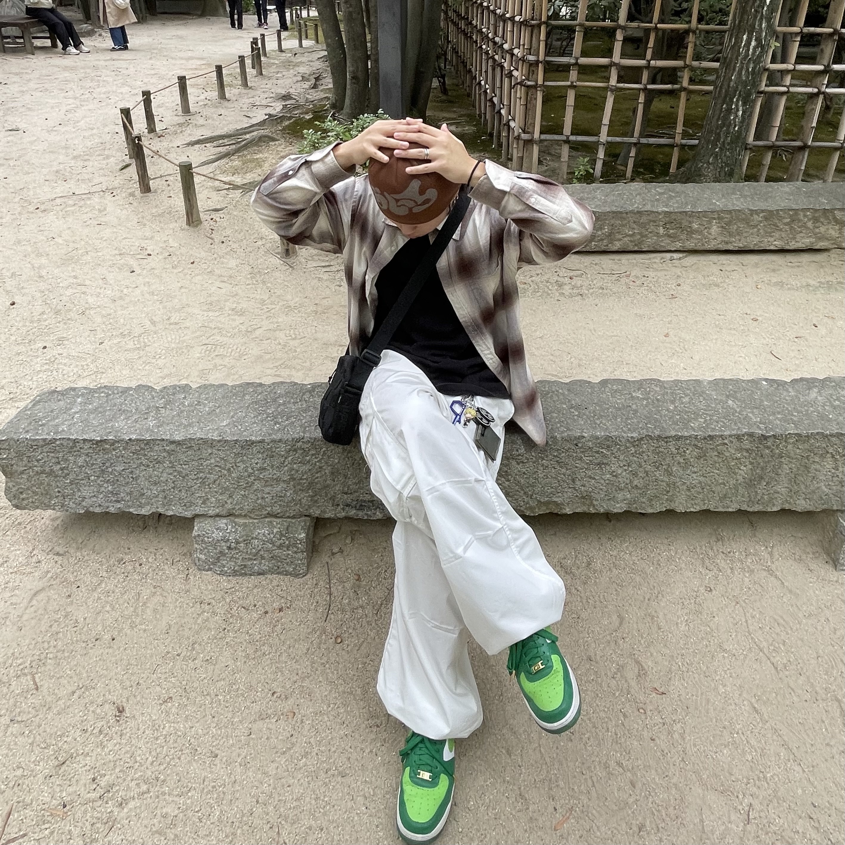 Nike Air Force 1 Low Saint Patrick's Day, Supreme Woven Shoulder Bag Black - 23SS 착용 스타일 - 1