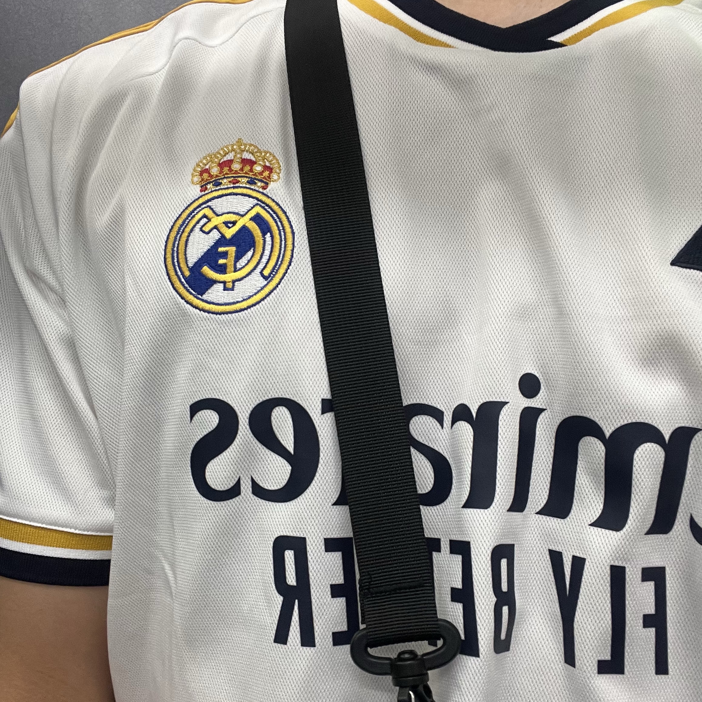 Adidas Real Madrid 2023/24 Home Jersey White - KR Sizing (Non Marking Ver.) 착용 스타일