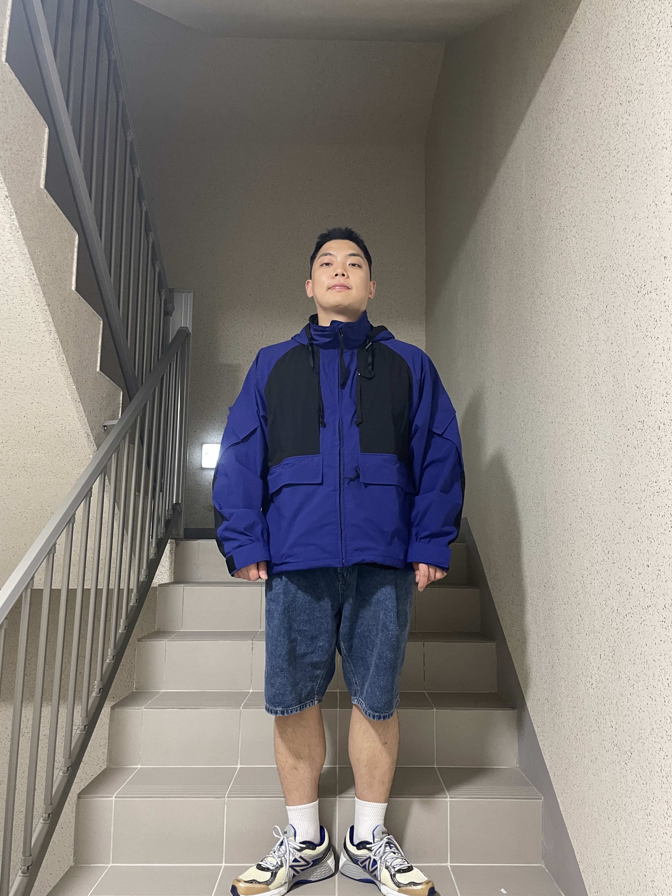 New Balance x Aime Leon Dore 860v2 Blue 착용 스타일 - 3
