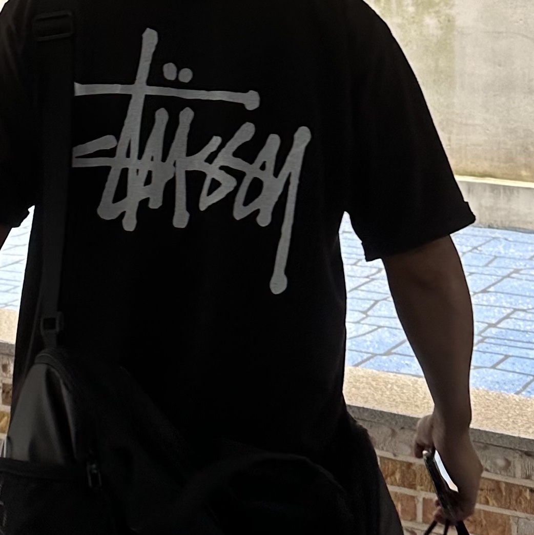 Stussy Basic Stussy T-Shirt Black 2022 착용 스타일