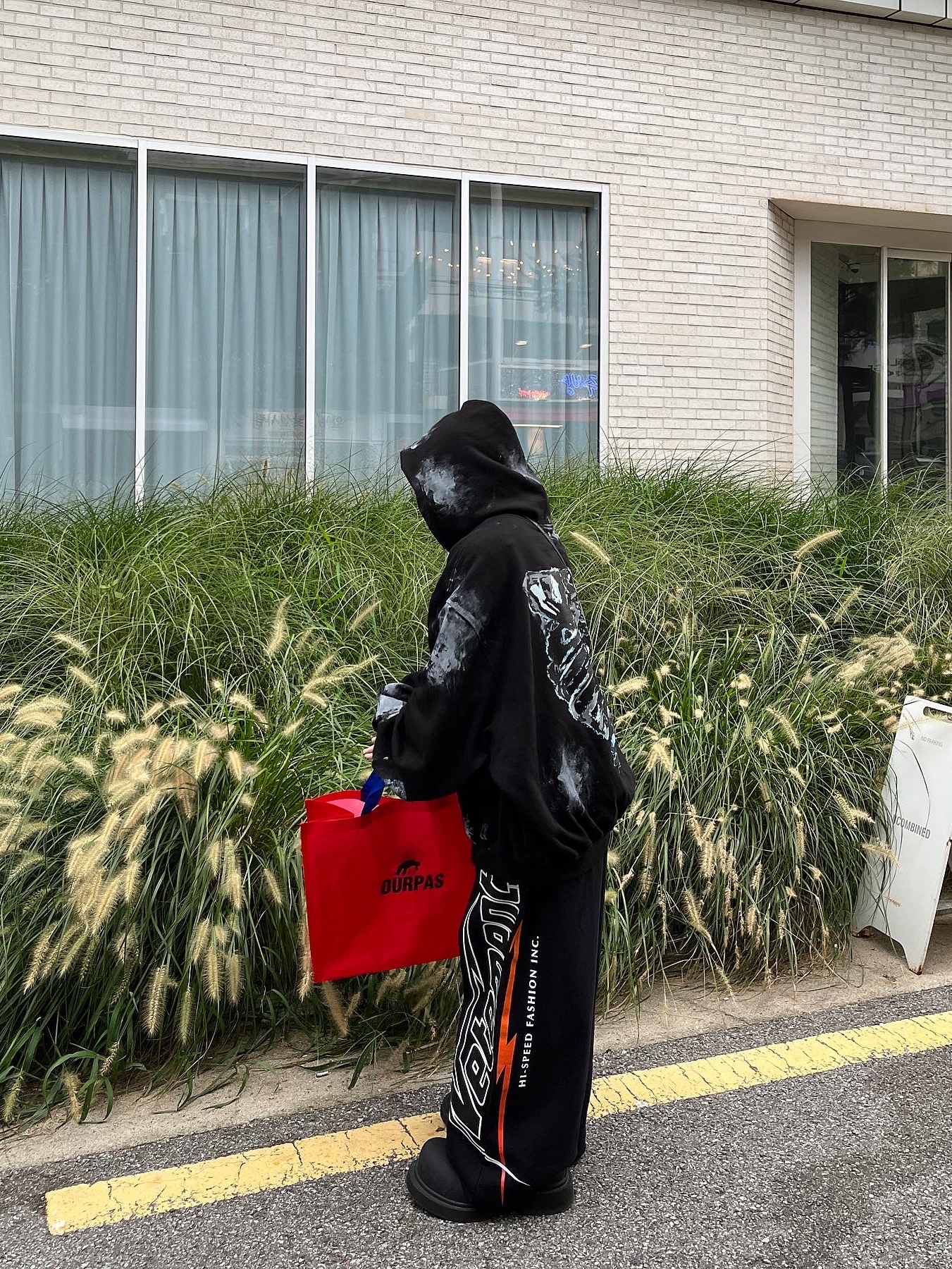 Balenciaga Steroid Derby Black 착용 스타일 - 4