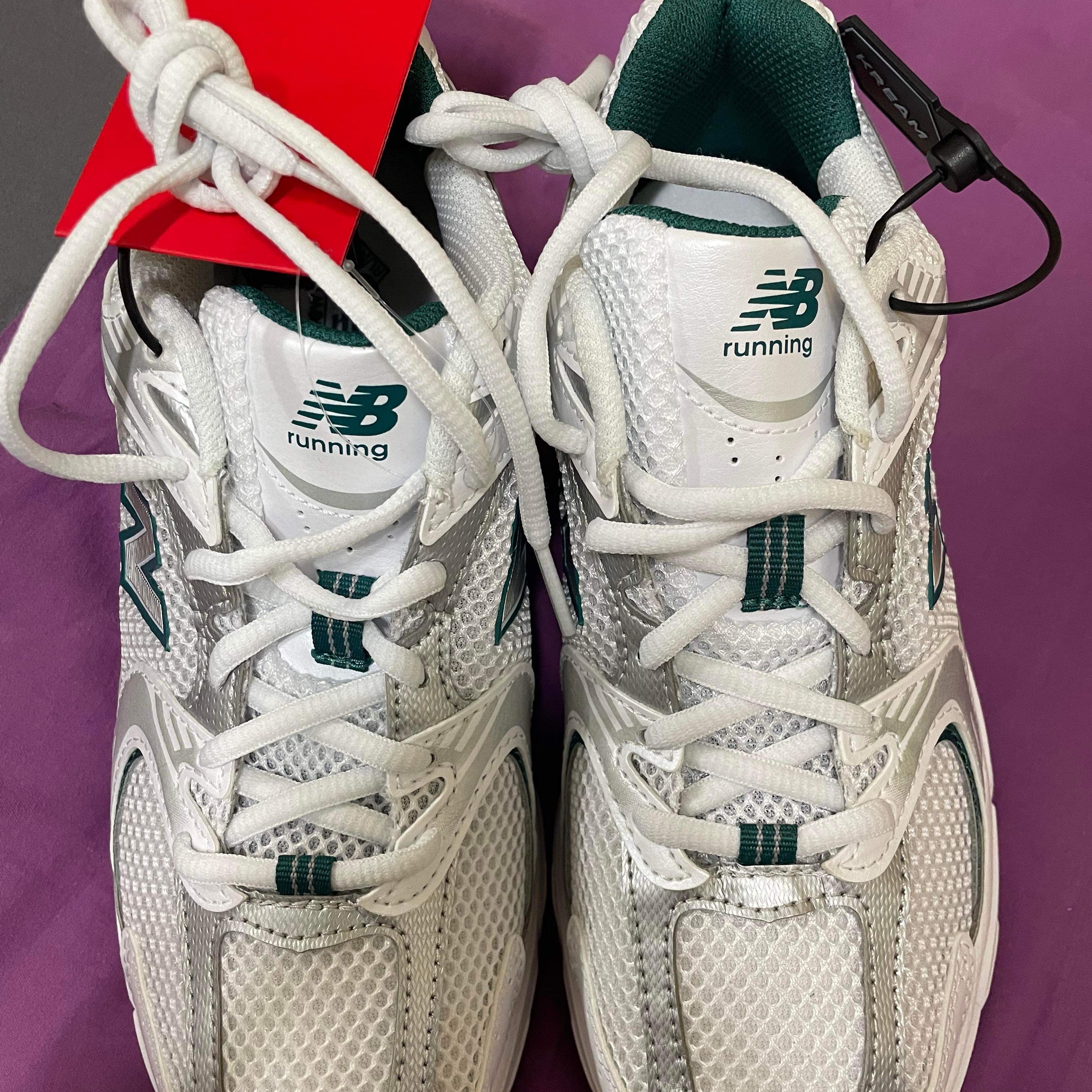 New Balance 530 White Mint 착용 스타일