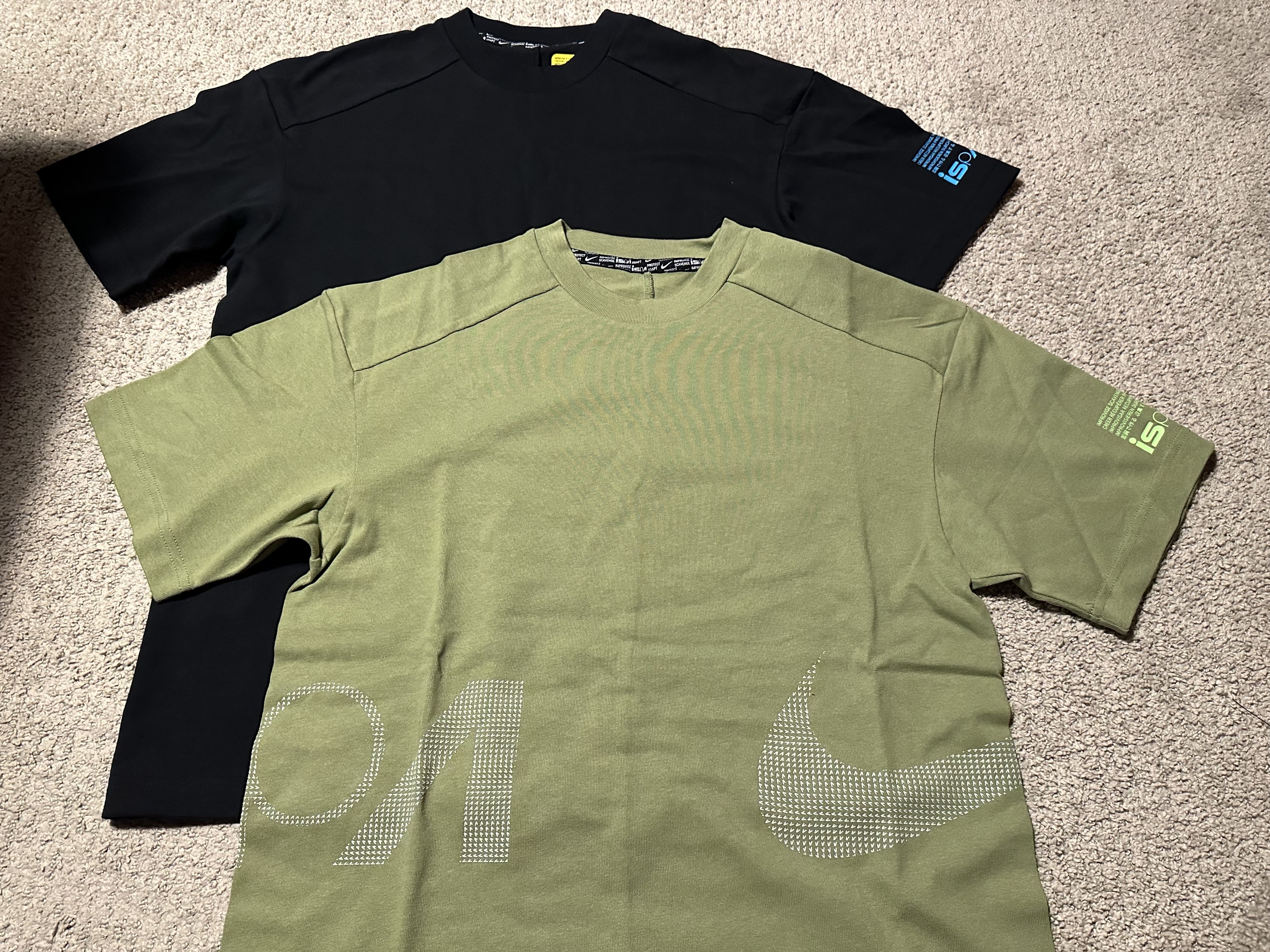 Nike ISPA T-Shirt Black - Asia, Nike ISPA T-Shirt Alligator - Asia 착용 스타일 - 1