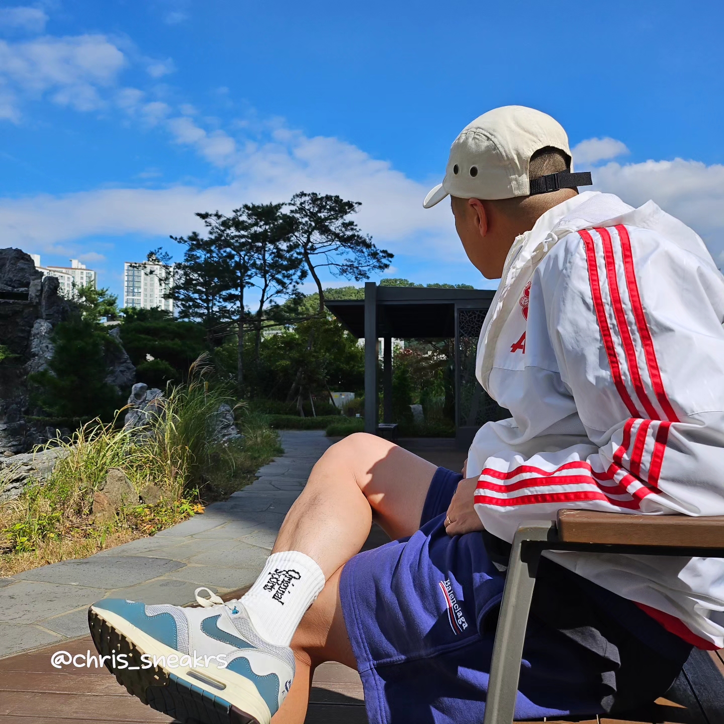 Supreme Military Camp Cap Stone - 22SS, Nike x Patta Air Max 1 Noise Aqua 착용 스타일 - 2