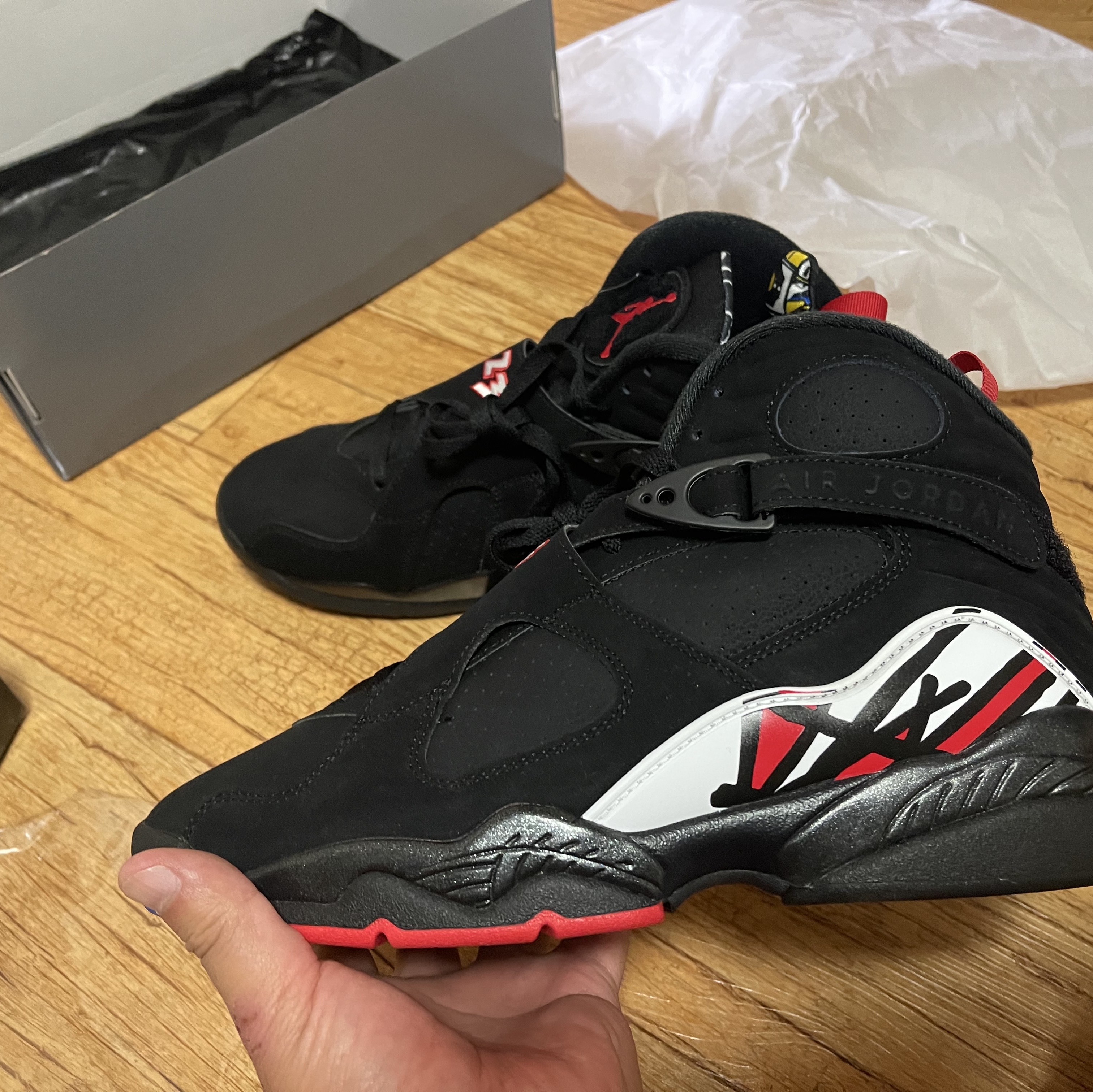 Jordan 8 Retro Playoffs 2023 착용 스타일 - 2