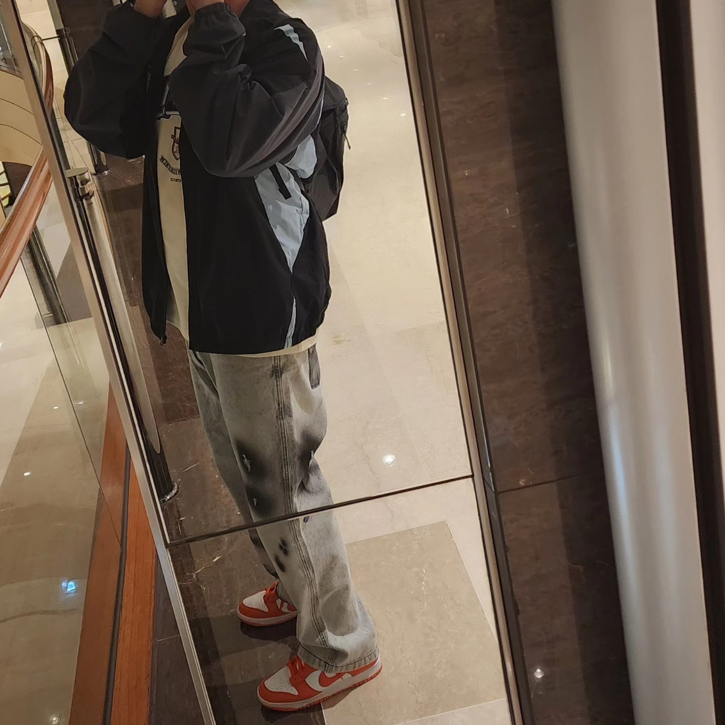 Arc'teryx Heliad 15 Backpack Black, Ader Error Fendig Jeans Grey 착용 스타일 - 3