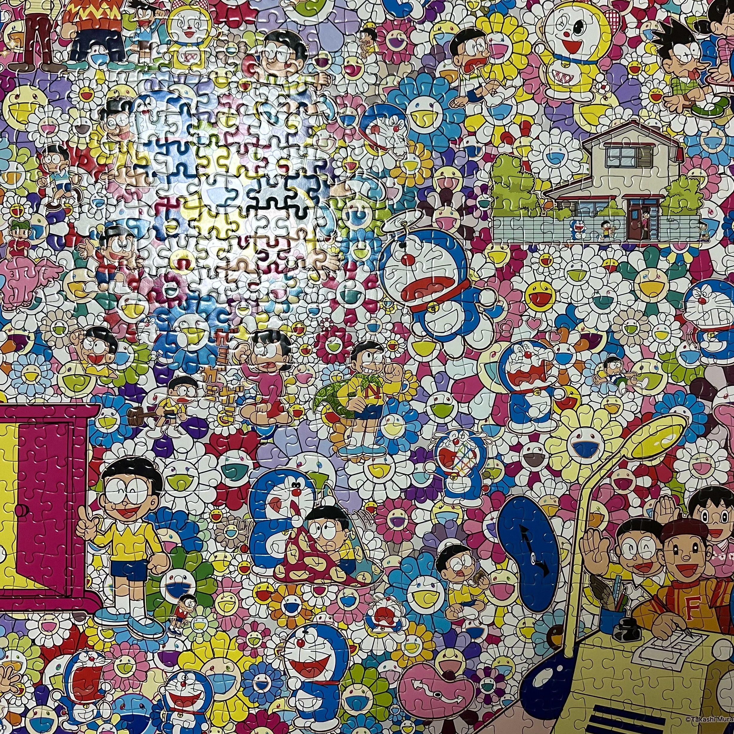Takashi Murakami x Doraemon Jigsaw Puzzle (1000 Pieces) 착용 스타일